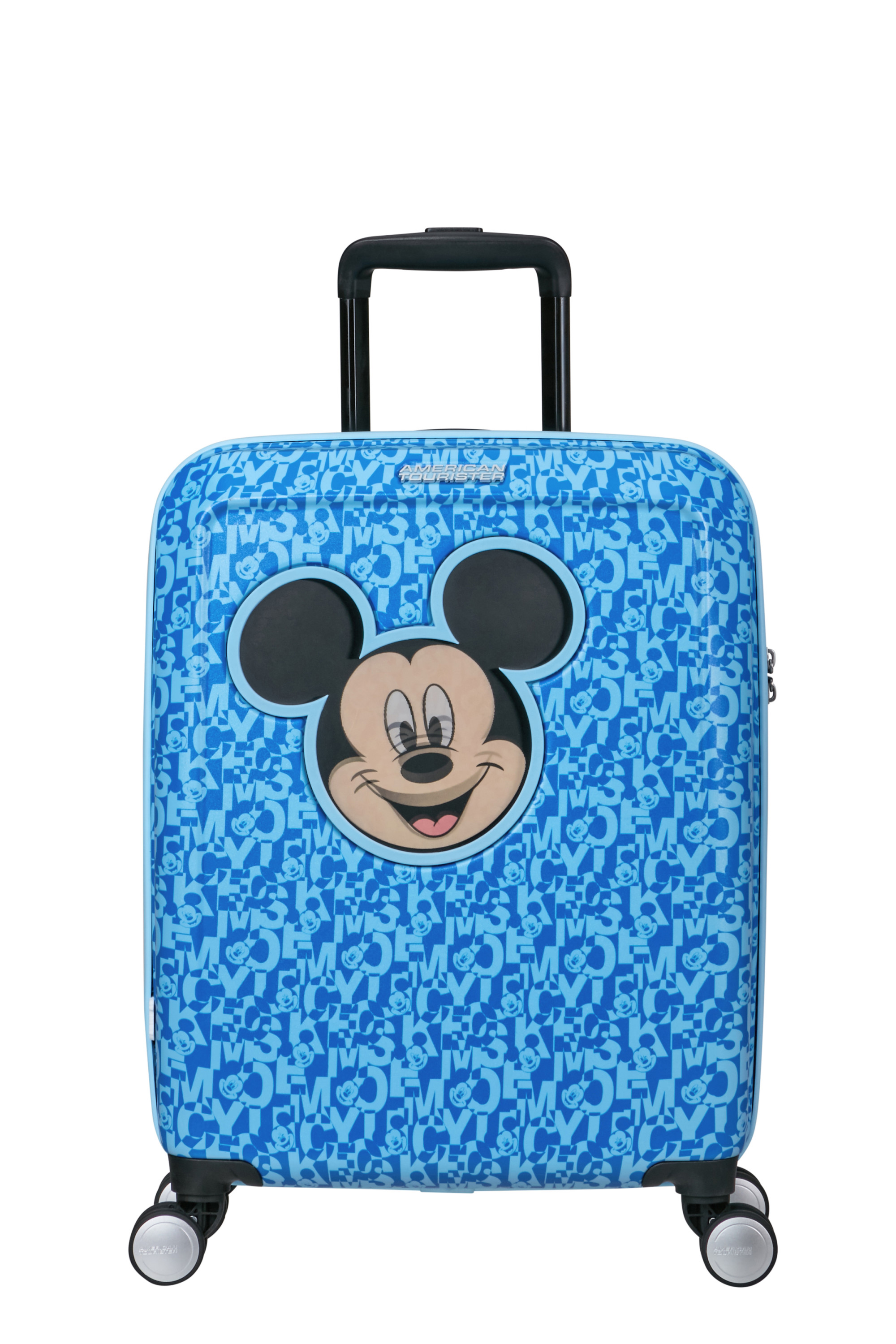 Funlight disney valise 4 roues taille s  Mickey lenticular blue