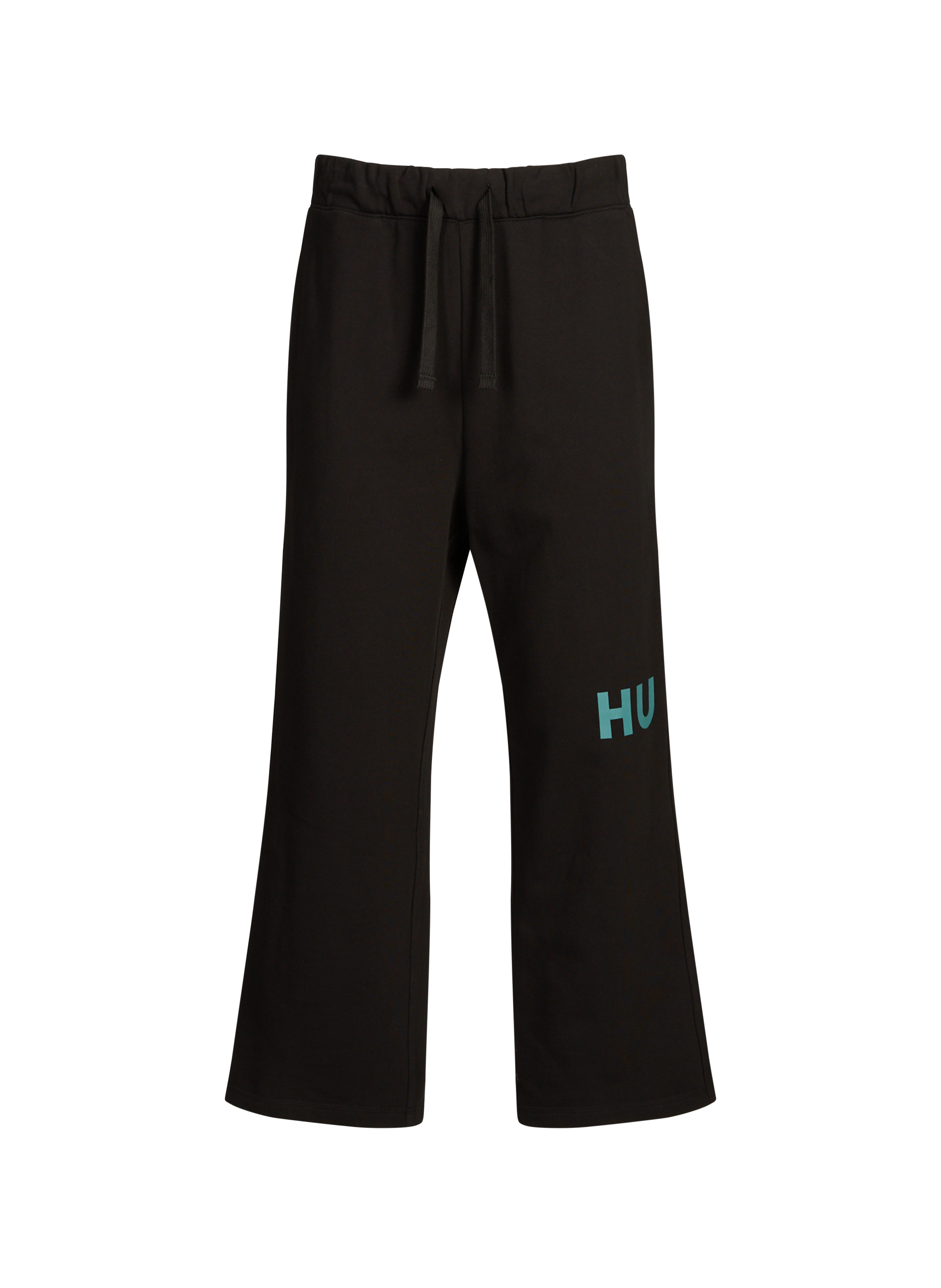 Cotton joggers HUGO BLUE Black