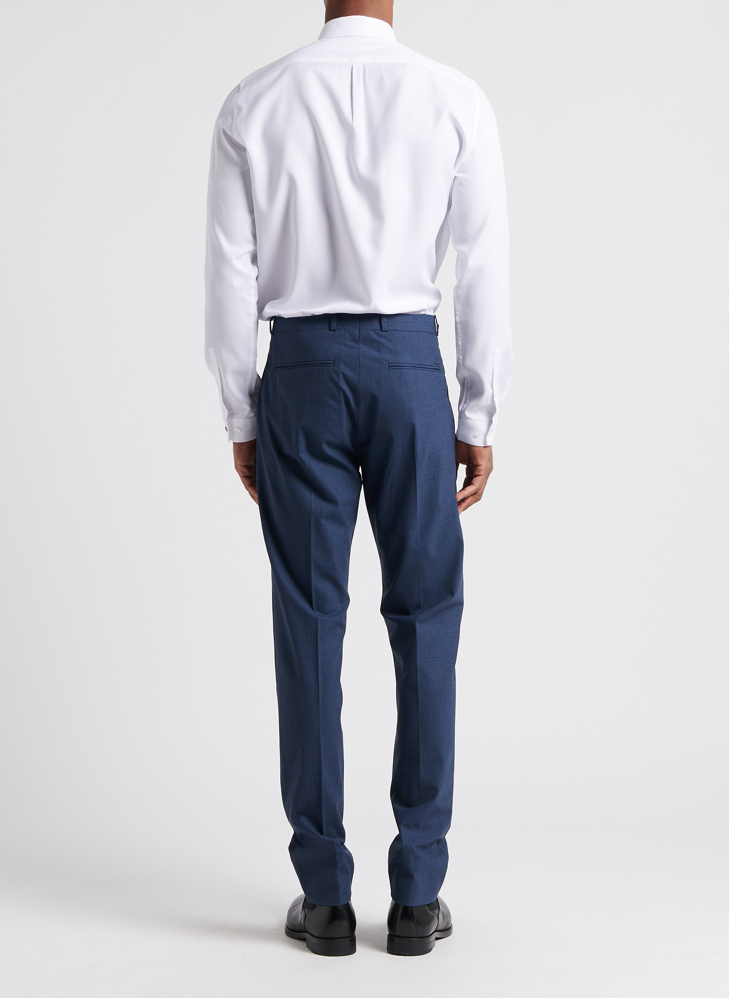 Chemise col classique regular-fit IKKS Blanc