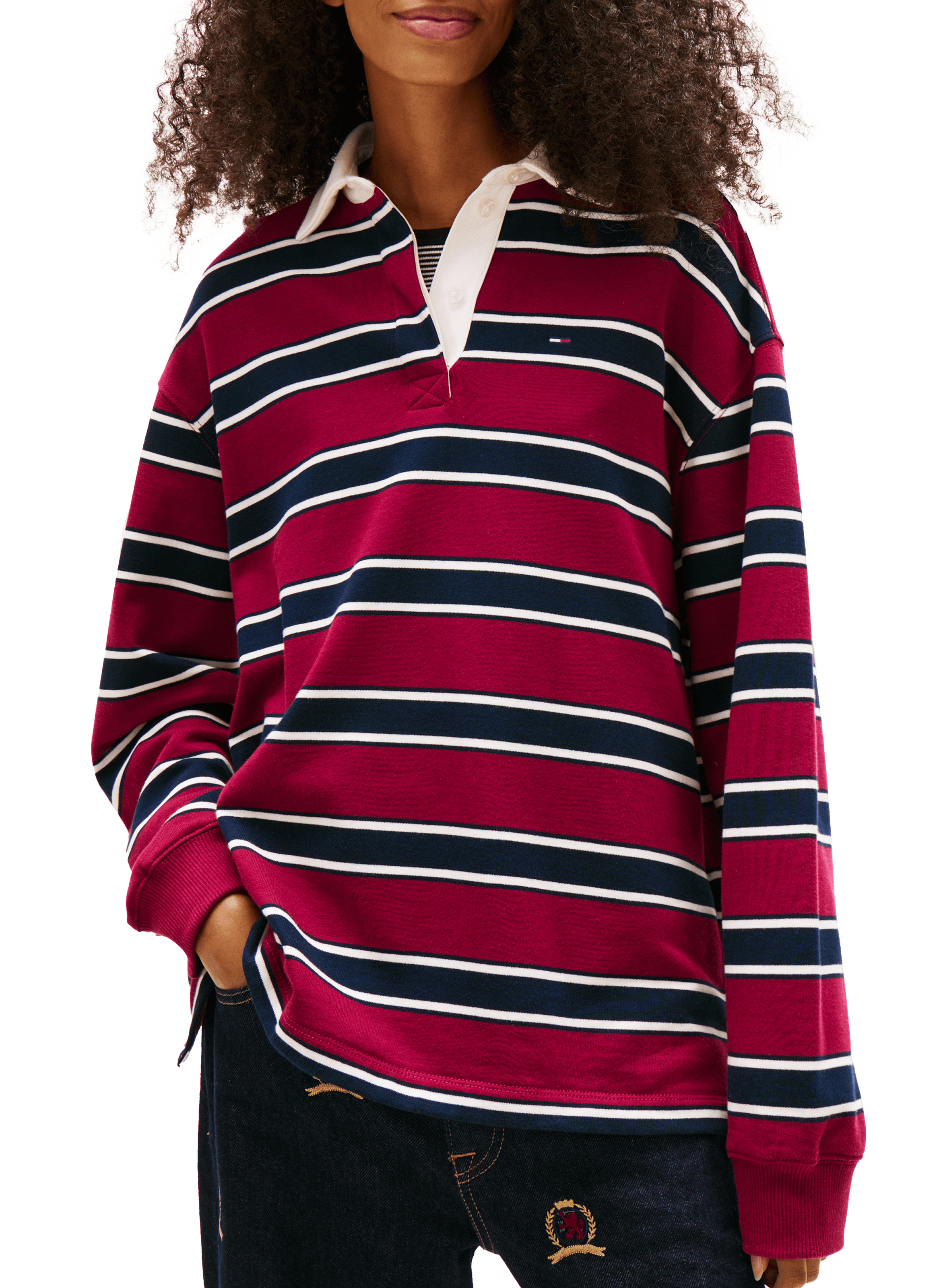 Striped cotton polo shirt TOMMY HILFIGER Multicolour