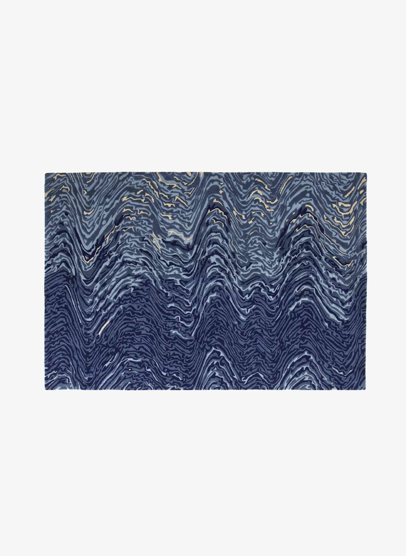 Tapis blur CINNA Bleu