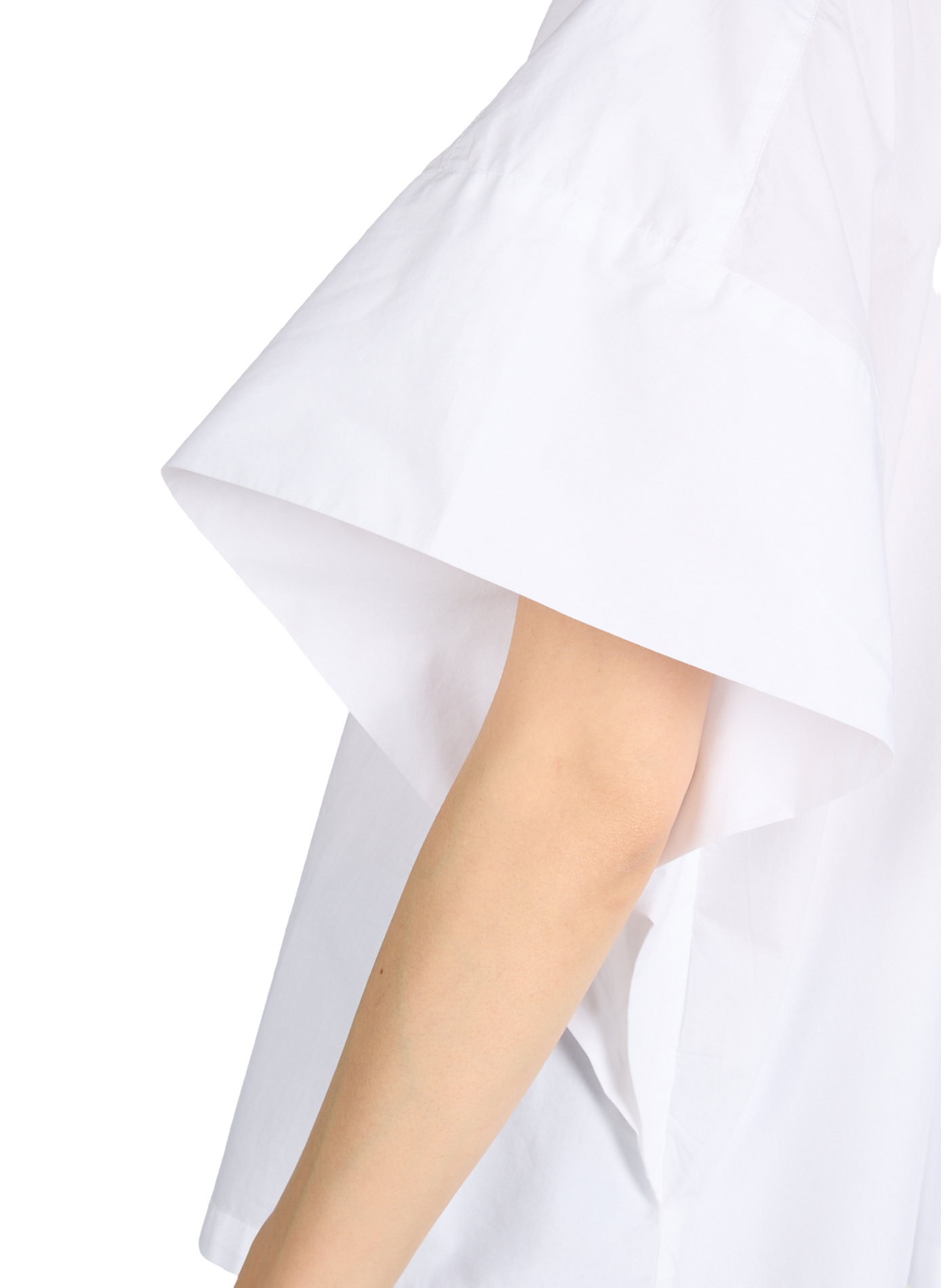 Chemise manches courtes Cairn en coton BELLEROSE Blanc