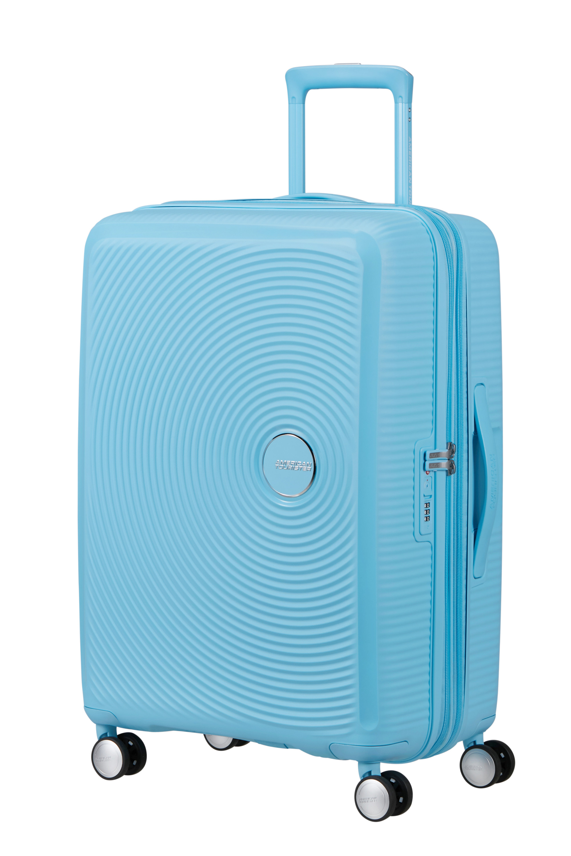 Soundbox valise 4 roues taille m AMERICAN TOURISTER Bleu