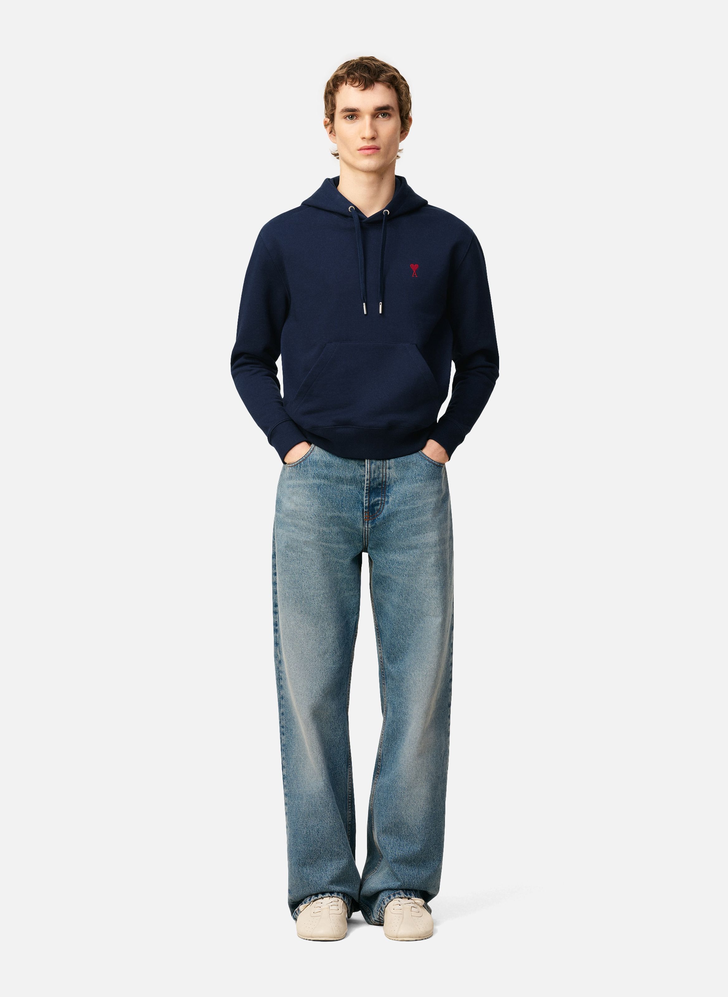 Hoodie Ami de Coeur Rouge unisexe AMI PARIS Bleu