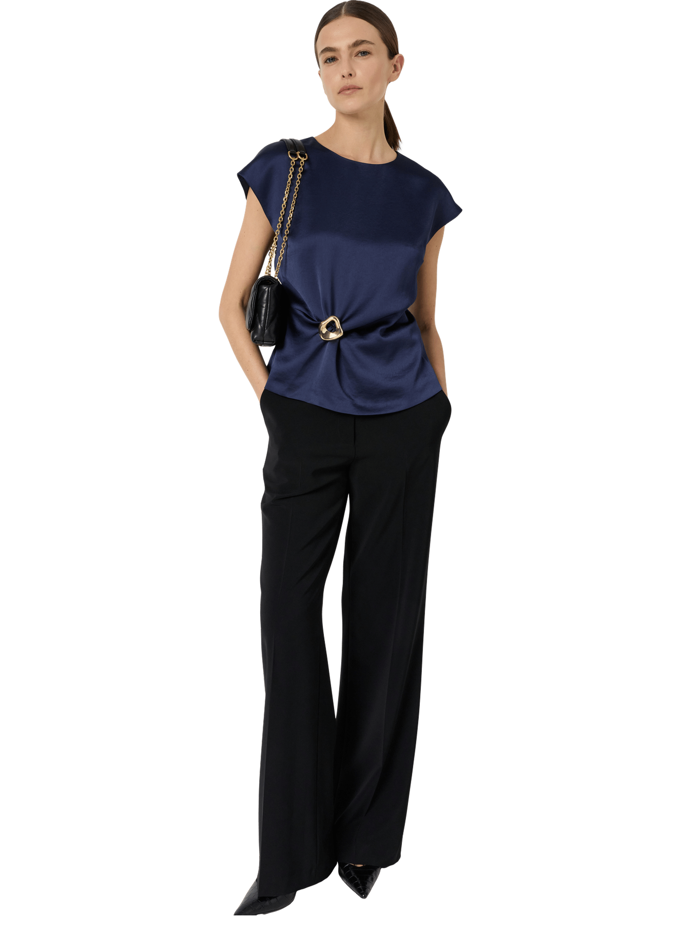 Top drapé - CLAUDIE GERARD DAREL Bleu