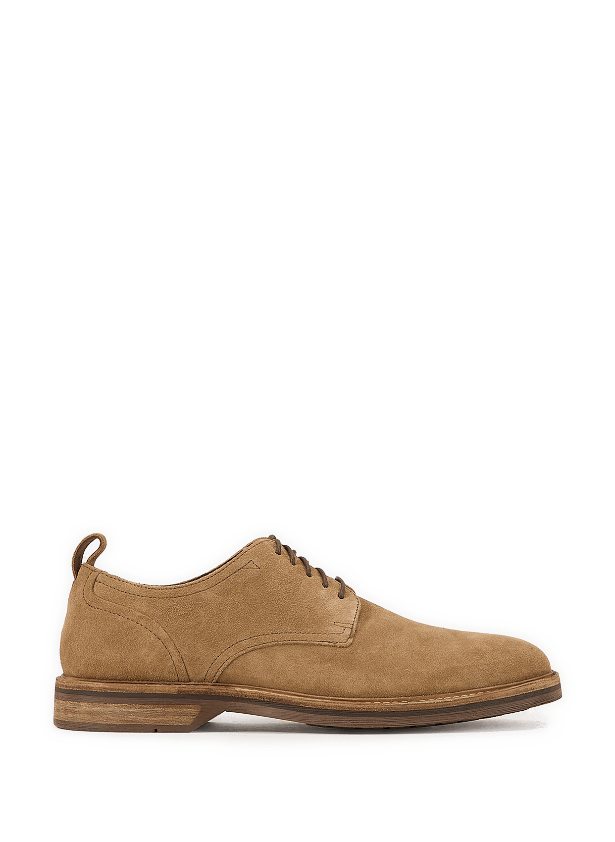 Derbies en cuir suédé CLARKS Marron