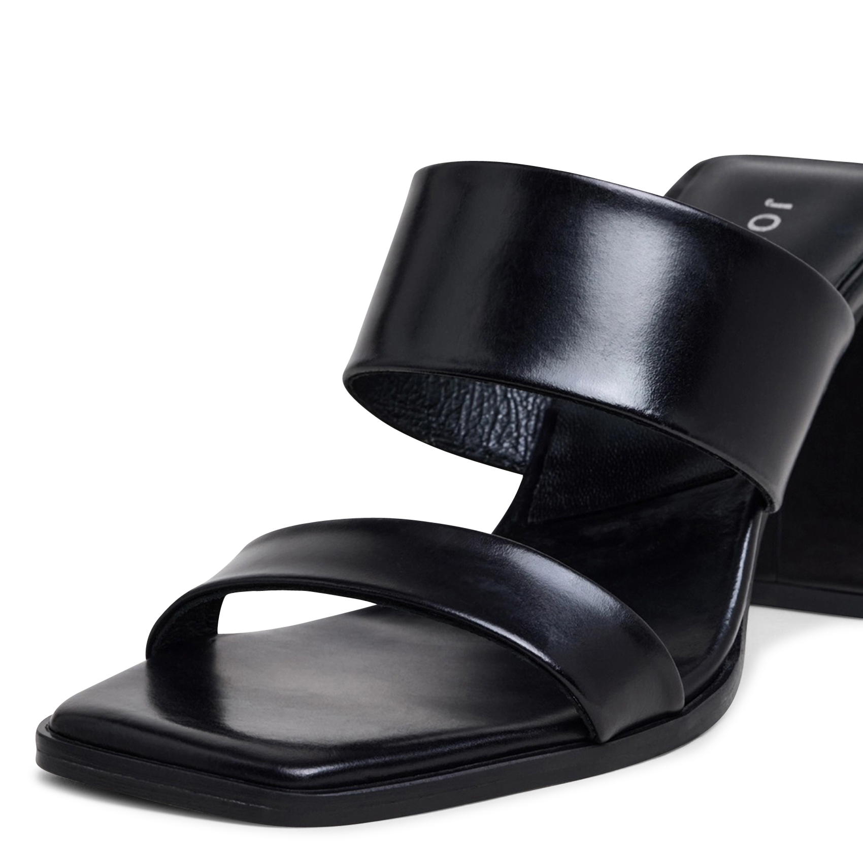 Mules en cuir britney JONAK Noir