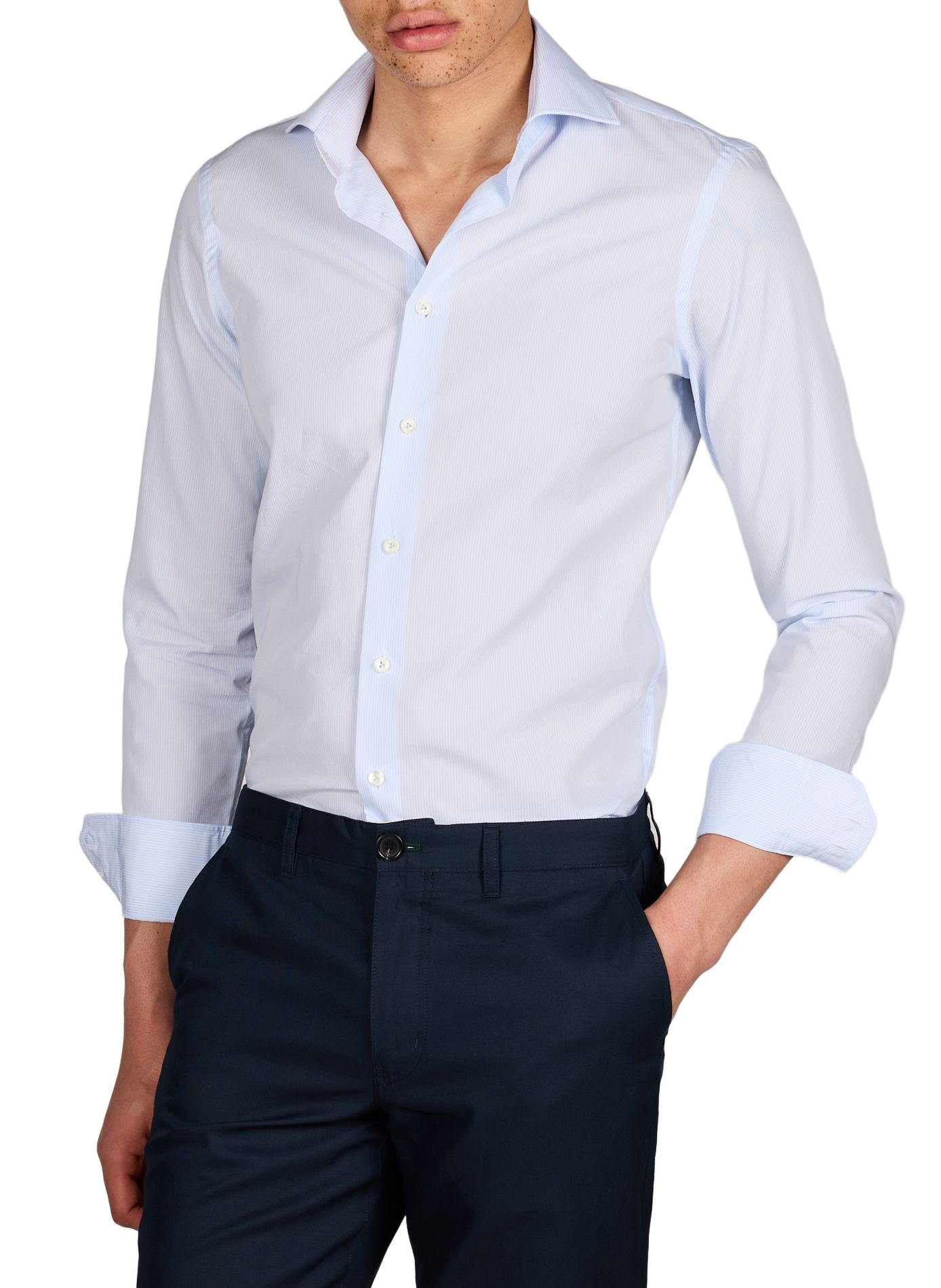 Camicia diritta in cotone VAN LAACK Blu