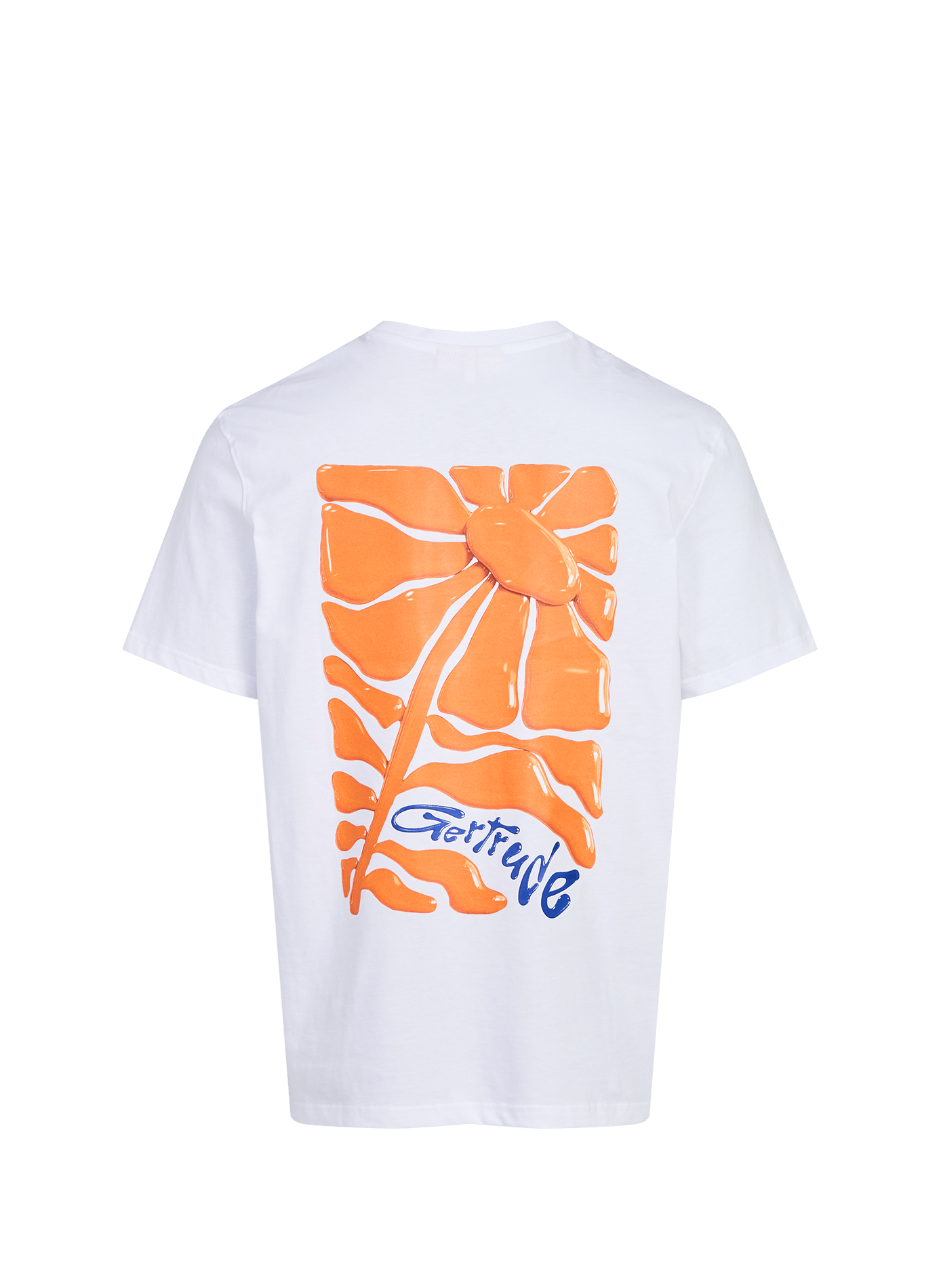 Printed cotton T-shirt White