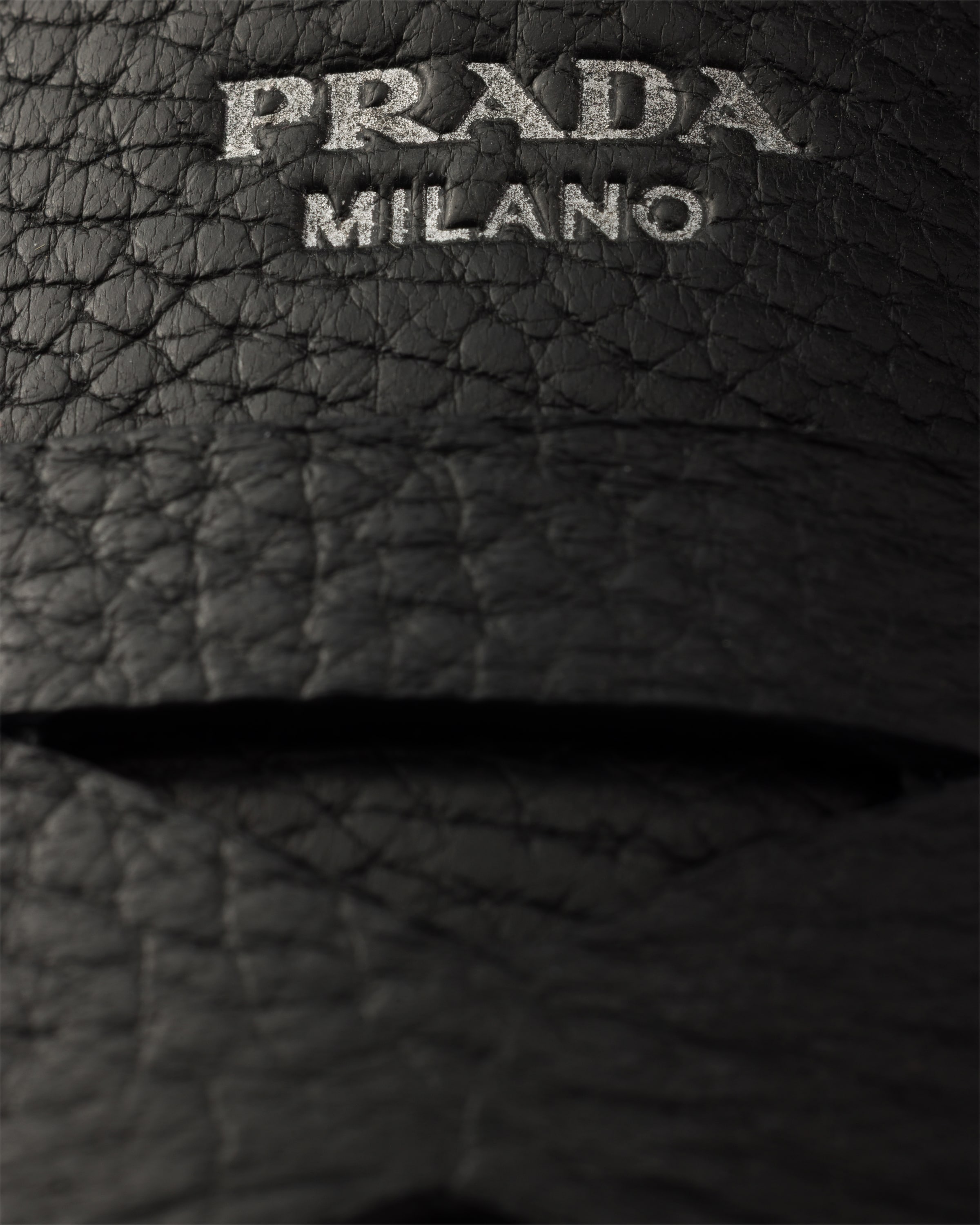 Mocassins en cuir PRADA Noir