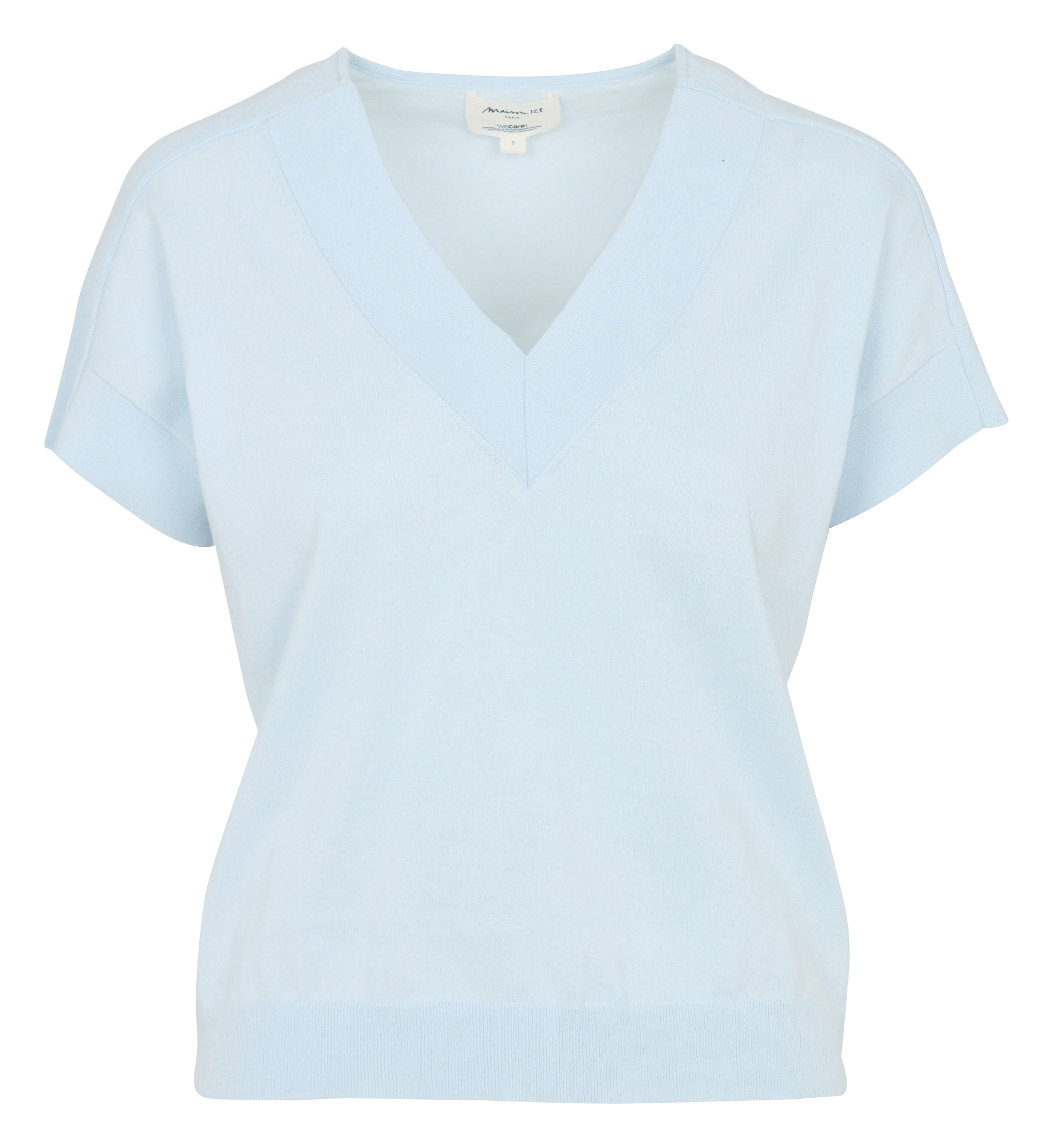 Top oversize col v en coton pretty  Pure bleached