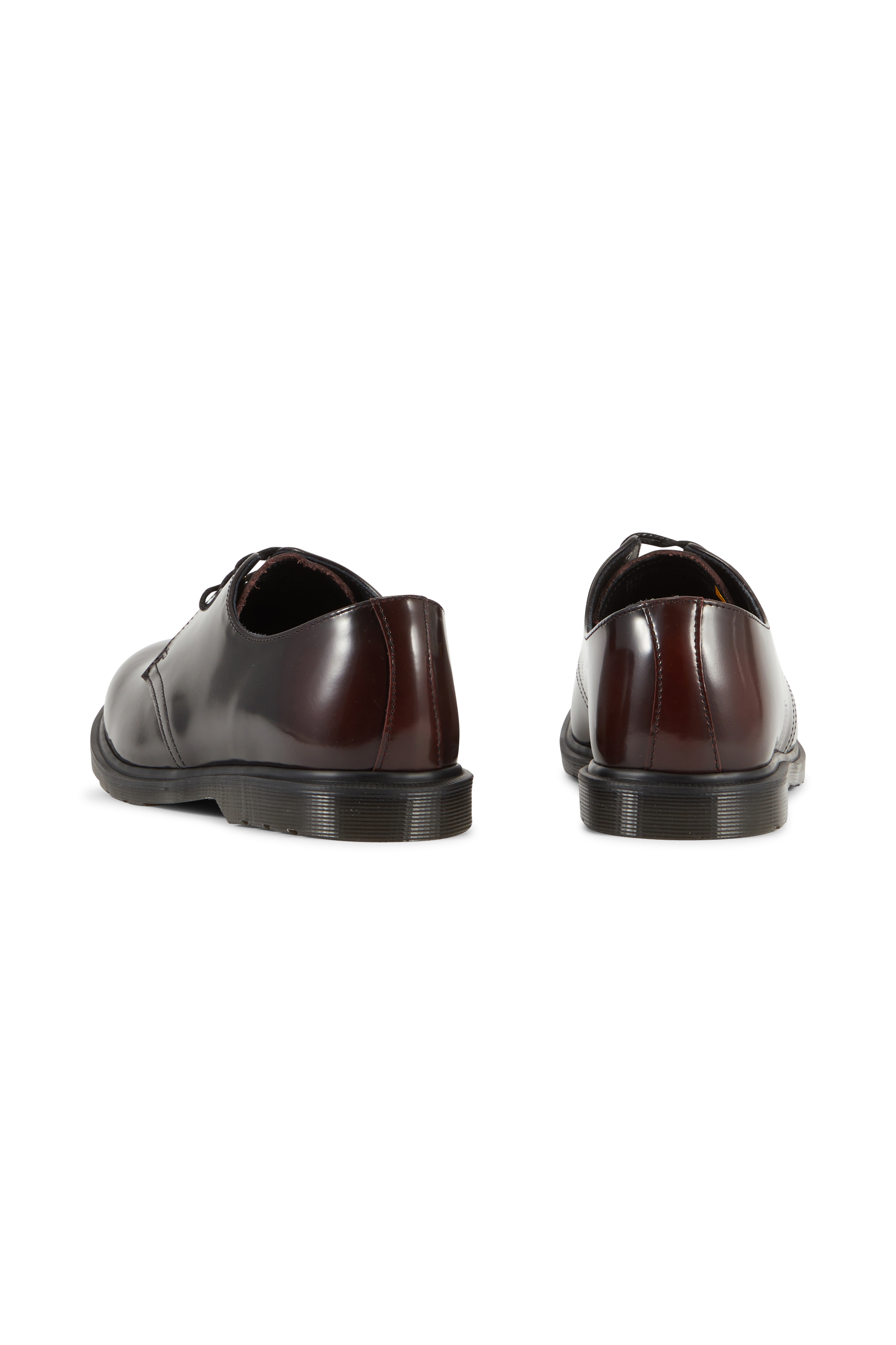 Mocassins en cuir mayfare DR. MARTENS Rouge