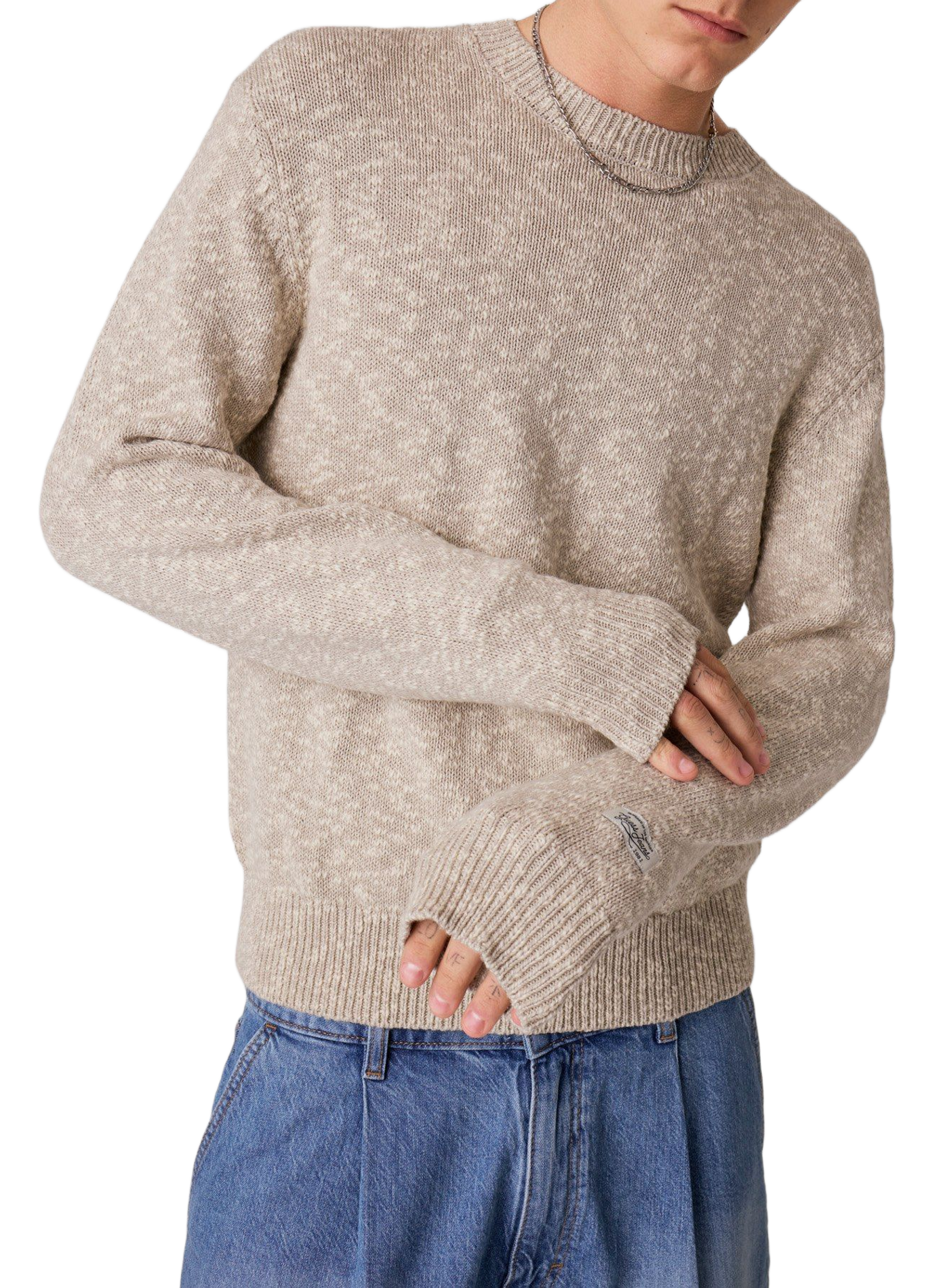 Pull en coton GUESS Gris