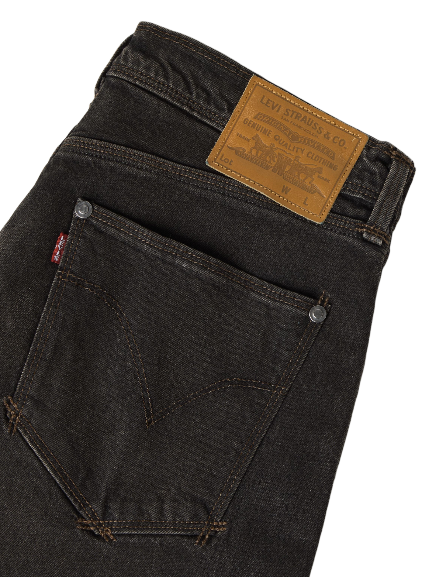 Bootcut-Jeans aus Baumwollmischung LEVI'S Schwarz