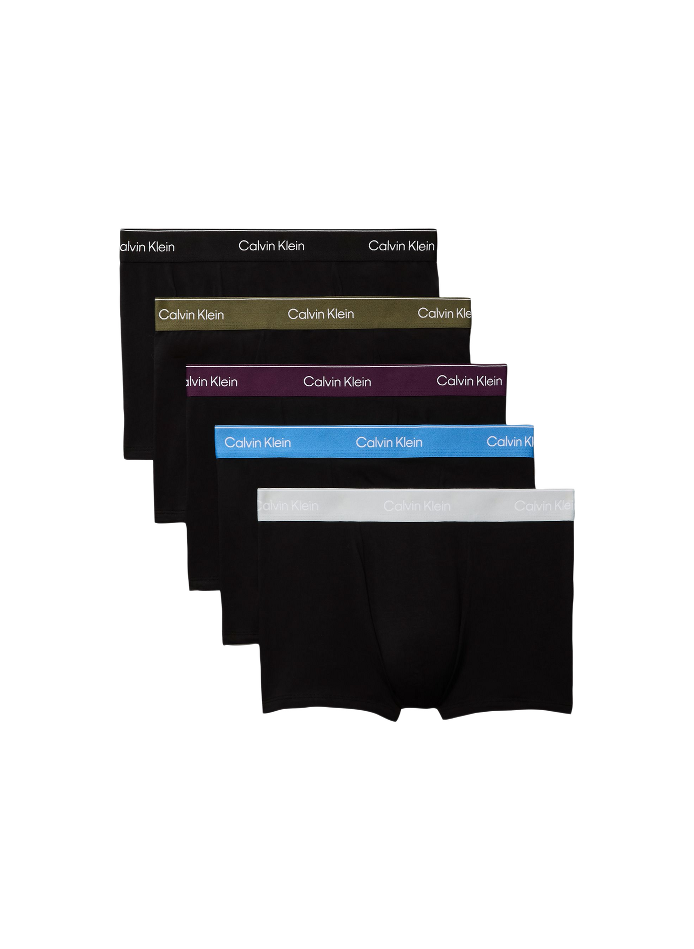 Pack mit 5 Boxershorts aus Baumwollmischung CALVIN KLEIN Schwarz