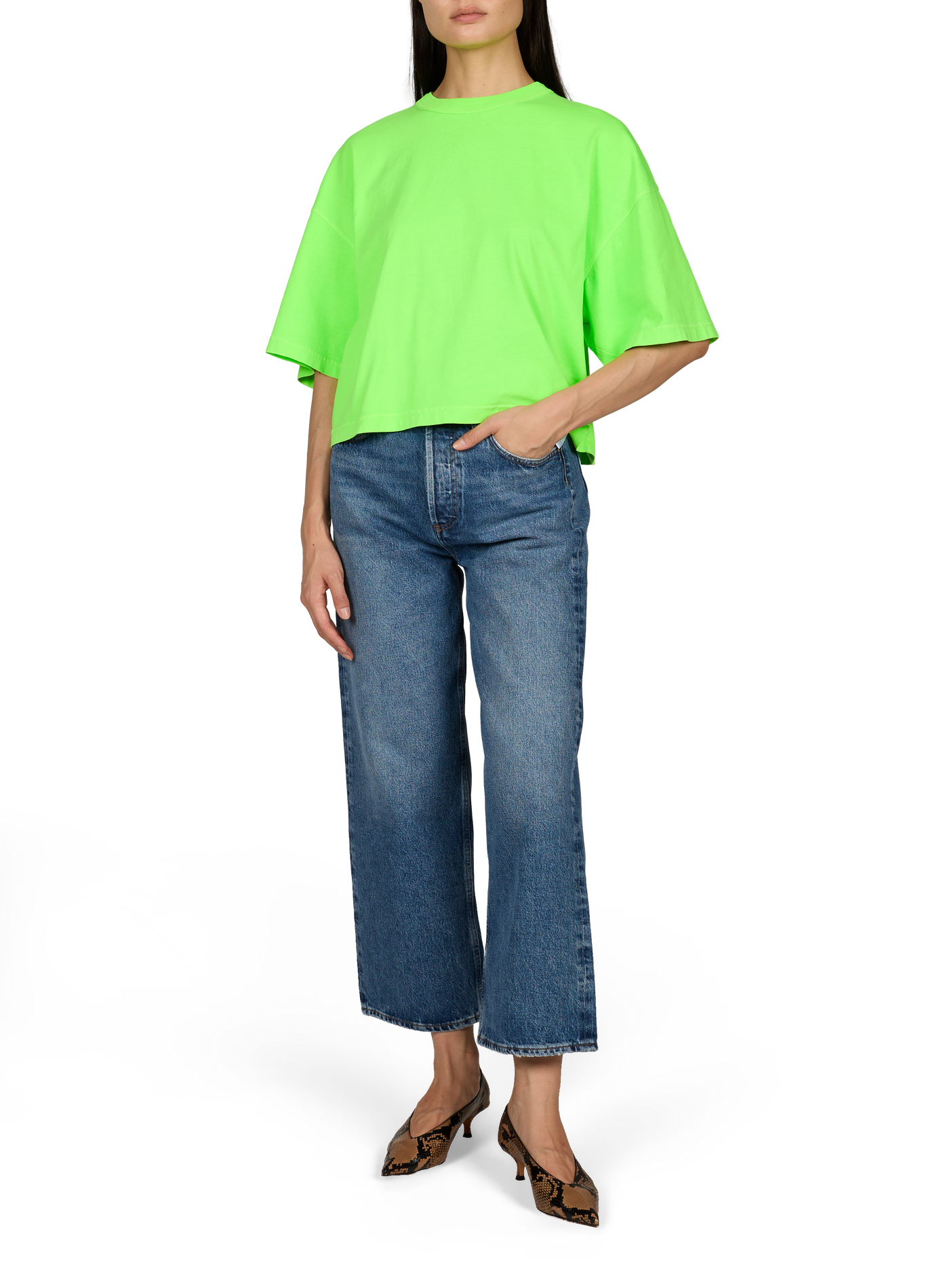 Tee-shirt oversize en coton BELLEROSE Vert