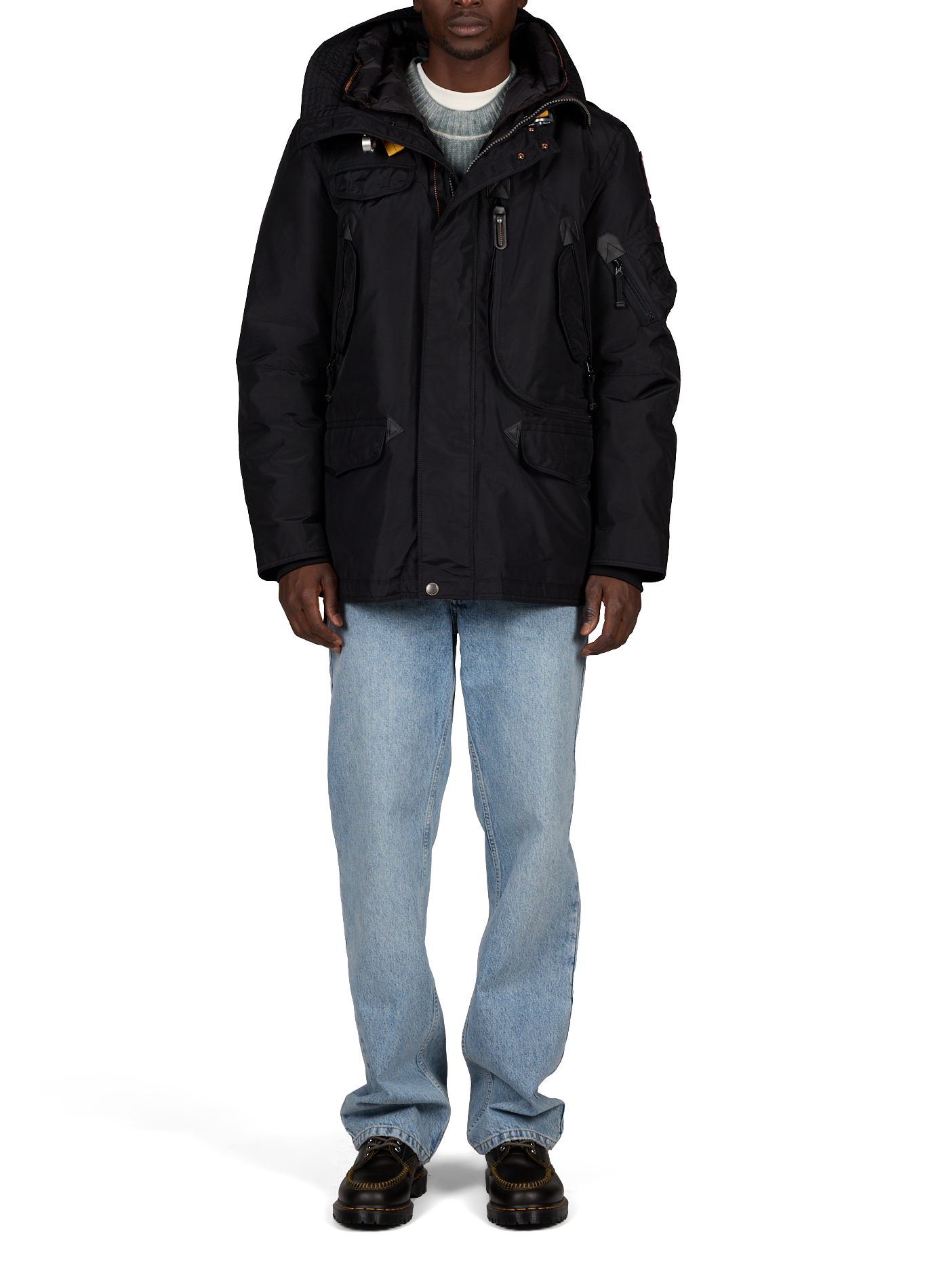 Parka Rechterhand met capuchon PARAJUMPERS Zwart