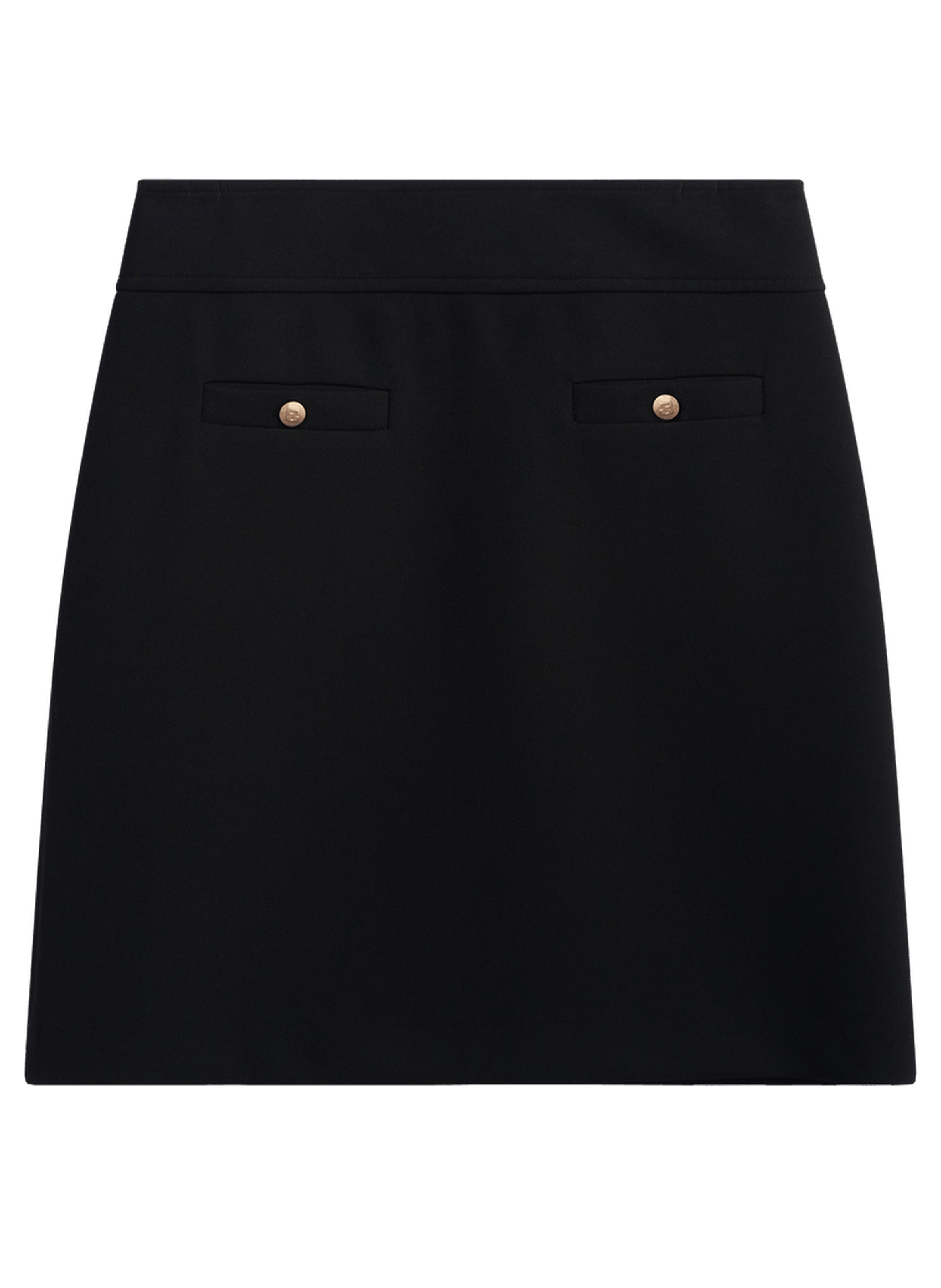 Jupe courte à boutons dorés - thea GERARD DAREL Noir