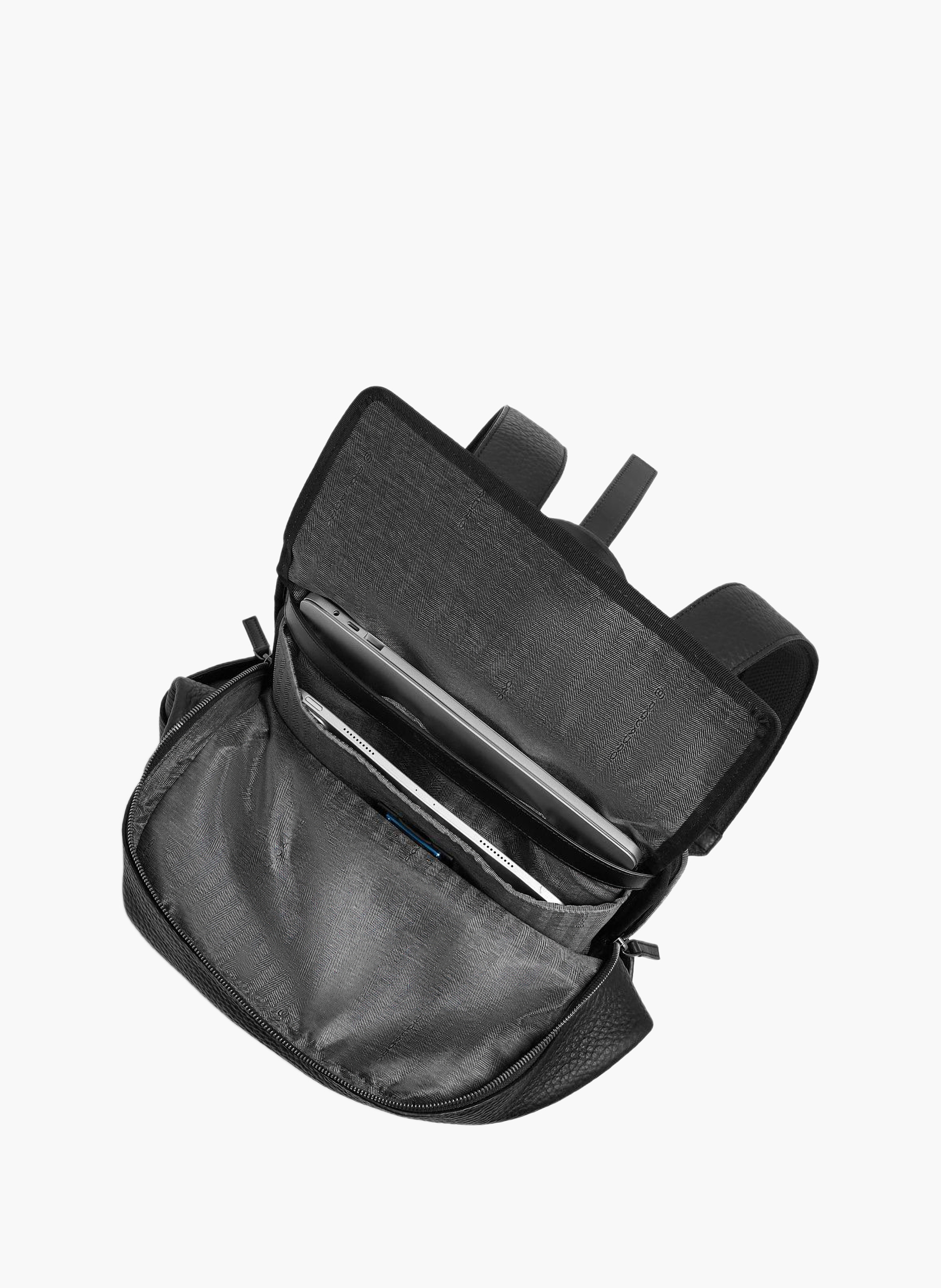 Rugzak voor 15,6" laptopreizen PIQUADRO Zwart