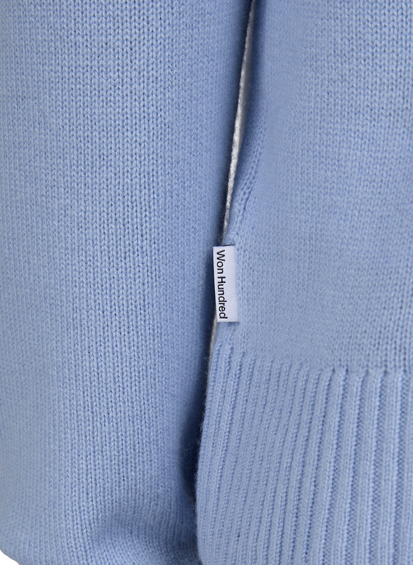 Straight wool and cashmere sweater WON HUNDRED Blue