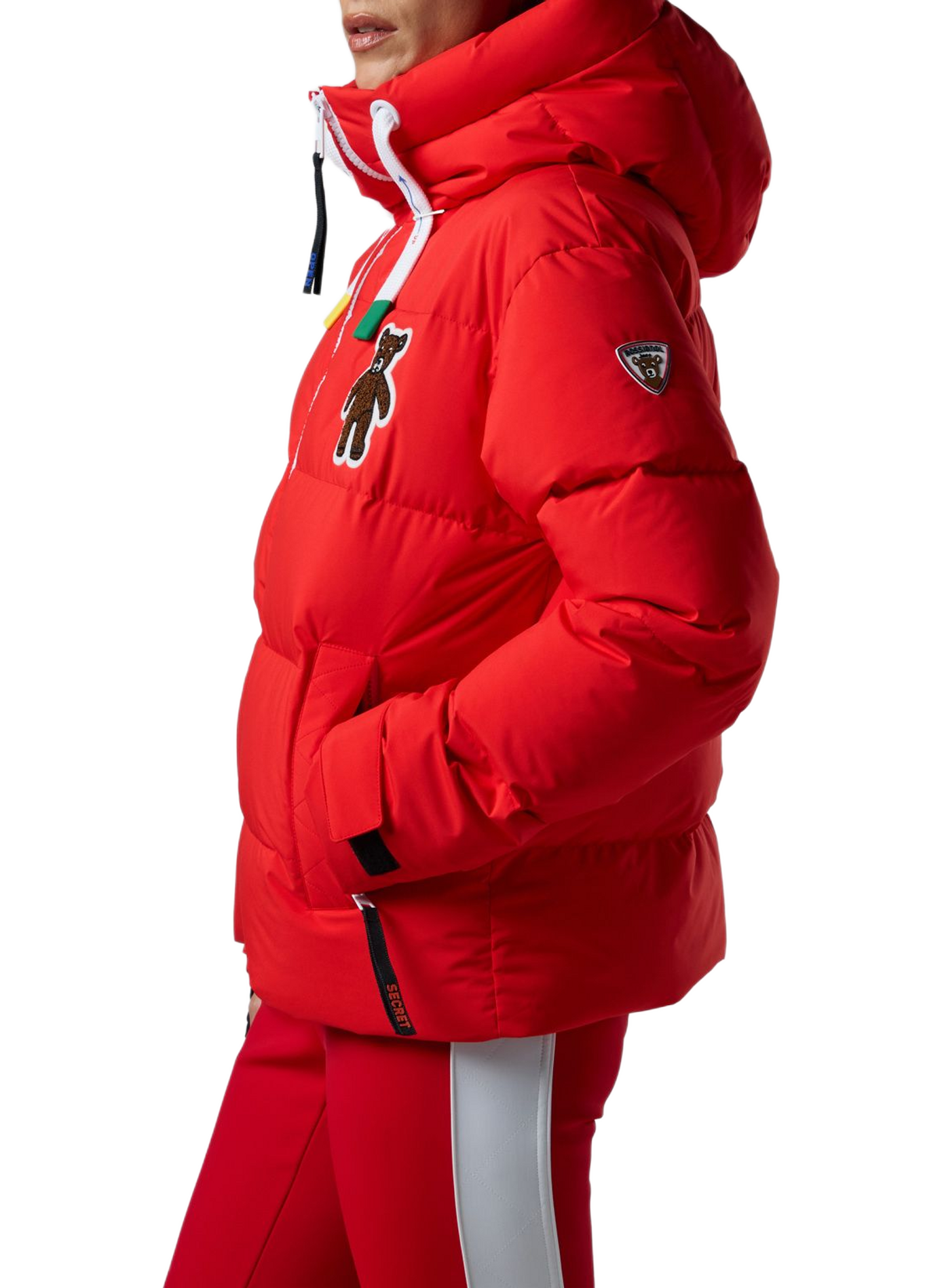 Gesteppte JCC All Snow Daunenjacke mit Kapuze ROSSIGNOL Weiss