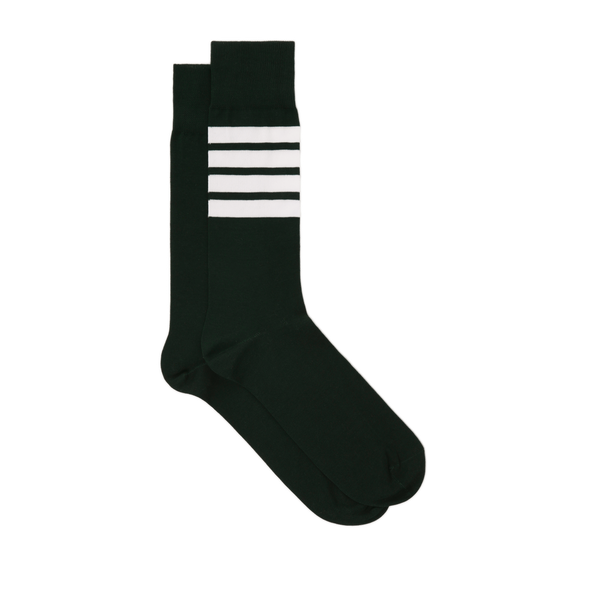 Thom Browne Cotton Socks In Black