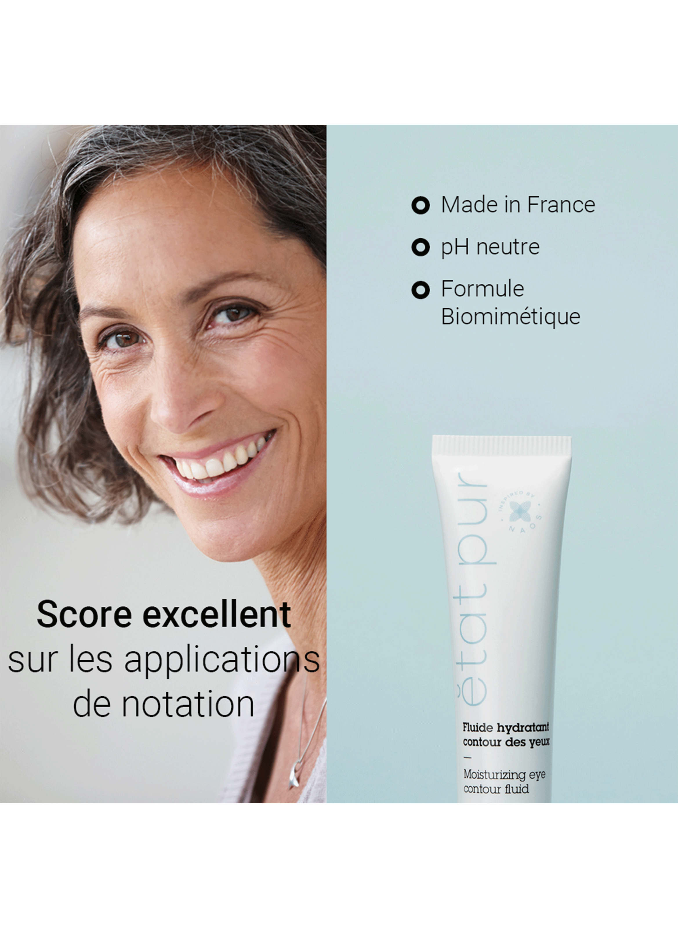 Le fluide hydratant contour des yeux ETAT PUR No color