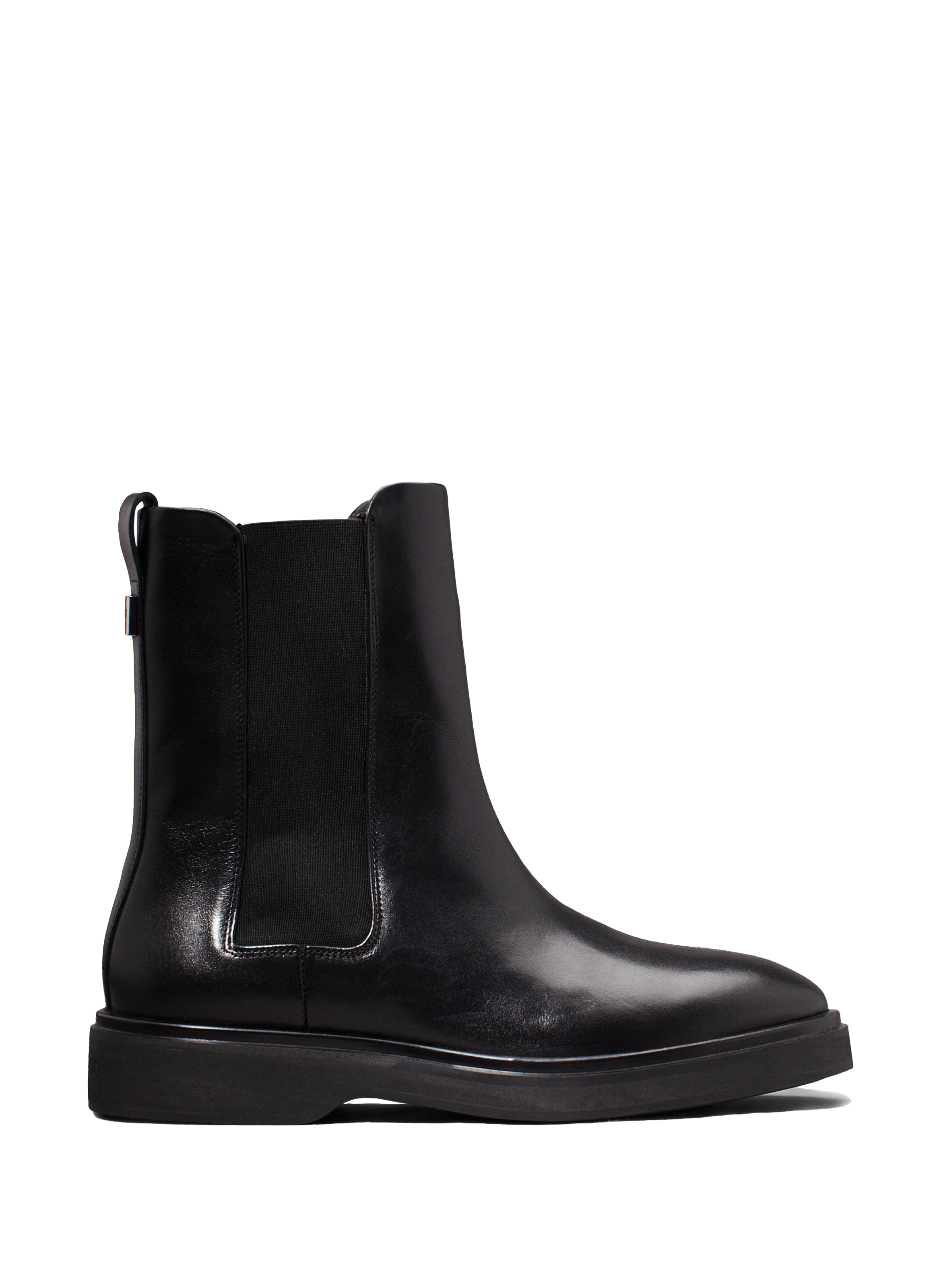 CALVIN KLEIN Bottines en cuir  Noir