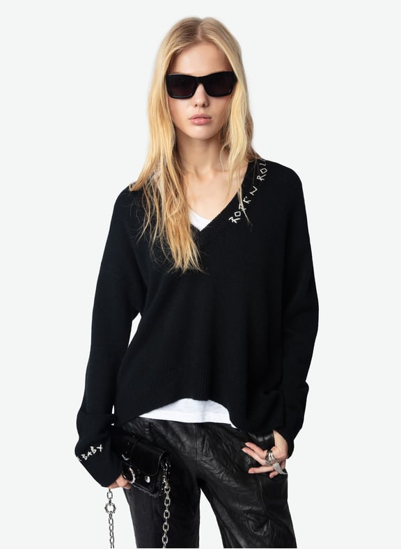 Pull oversize en cachemire miky Noir by ZADIG&VOLTAIRE ZADIG&VOLTAIRE Pull oversize en cachemire miky Noir