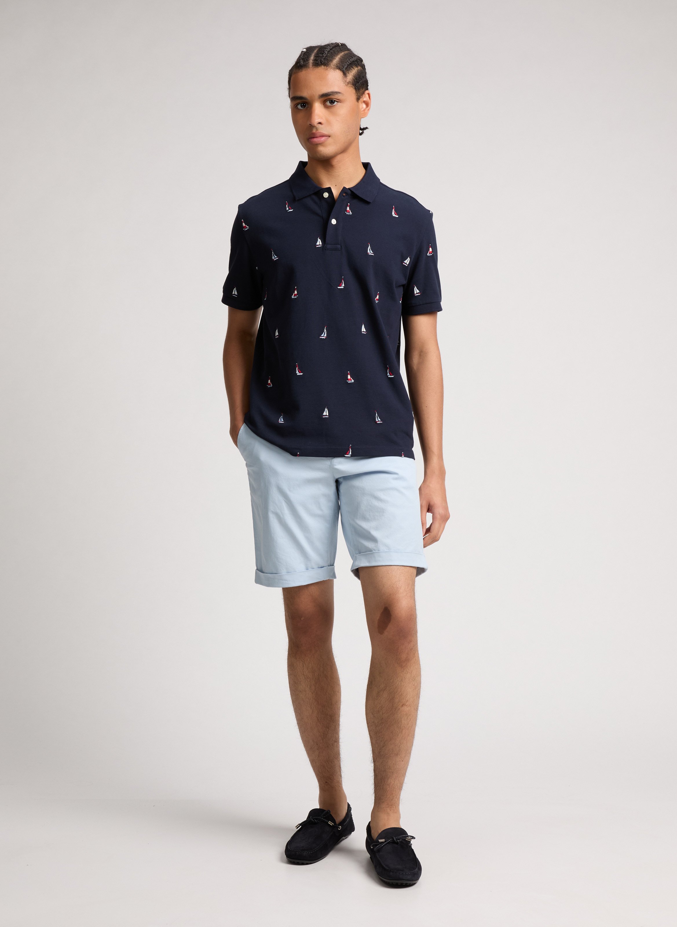 Short en coton GANT Bleu