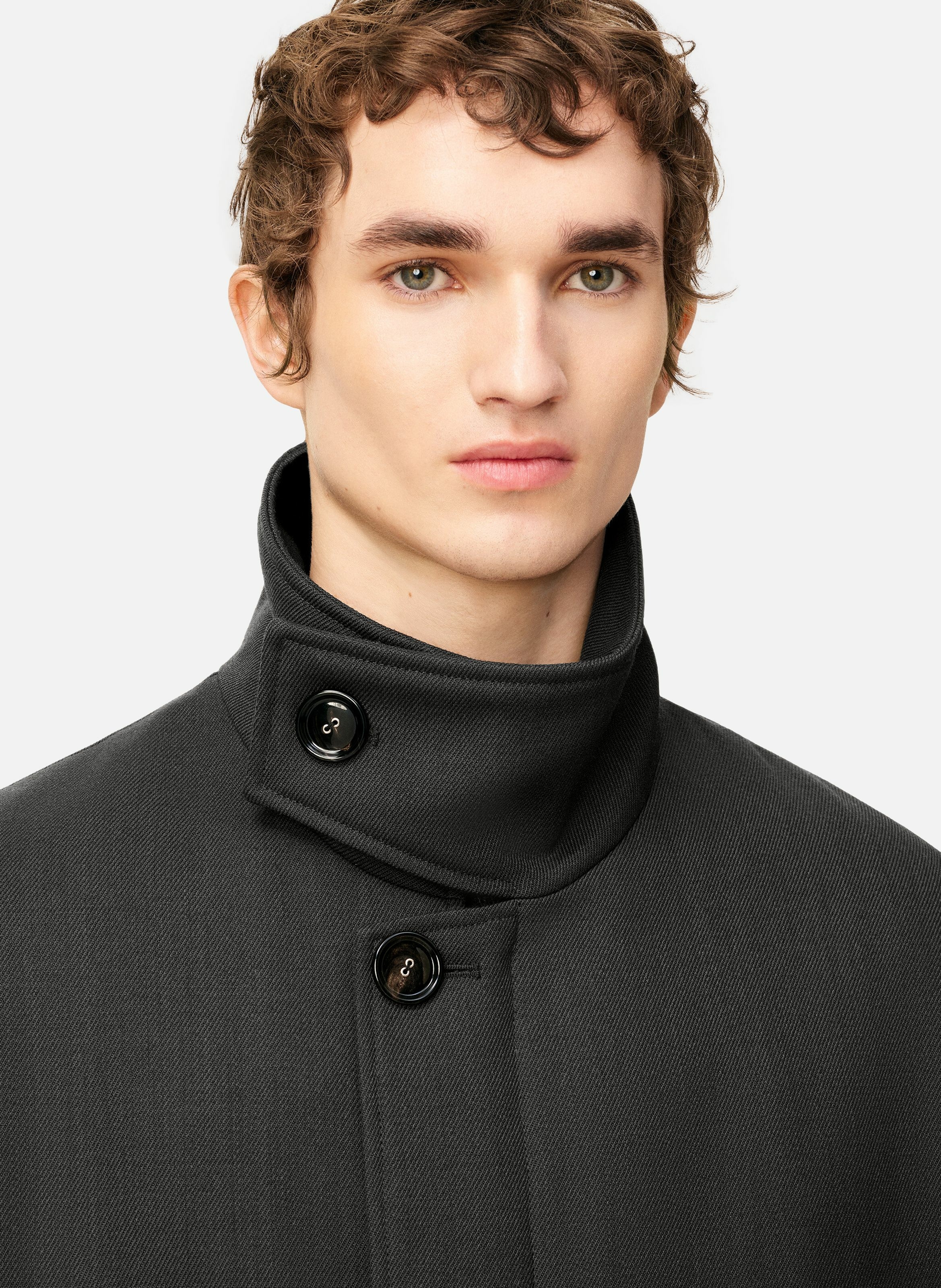 Blouson harrington en laine unisexe AMI PARIS Gris