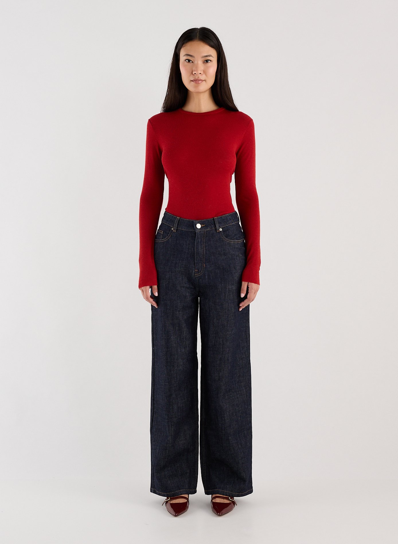 Raw denim Wiltor in cotton SAISON 1865 Blue