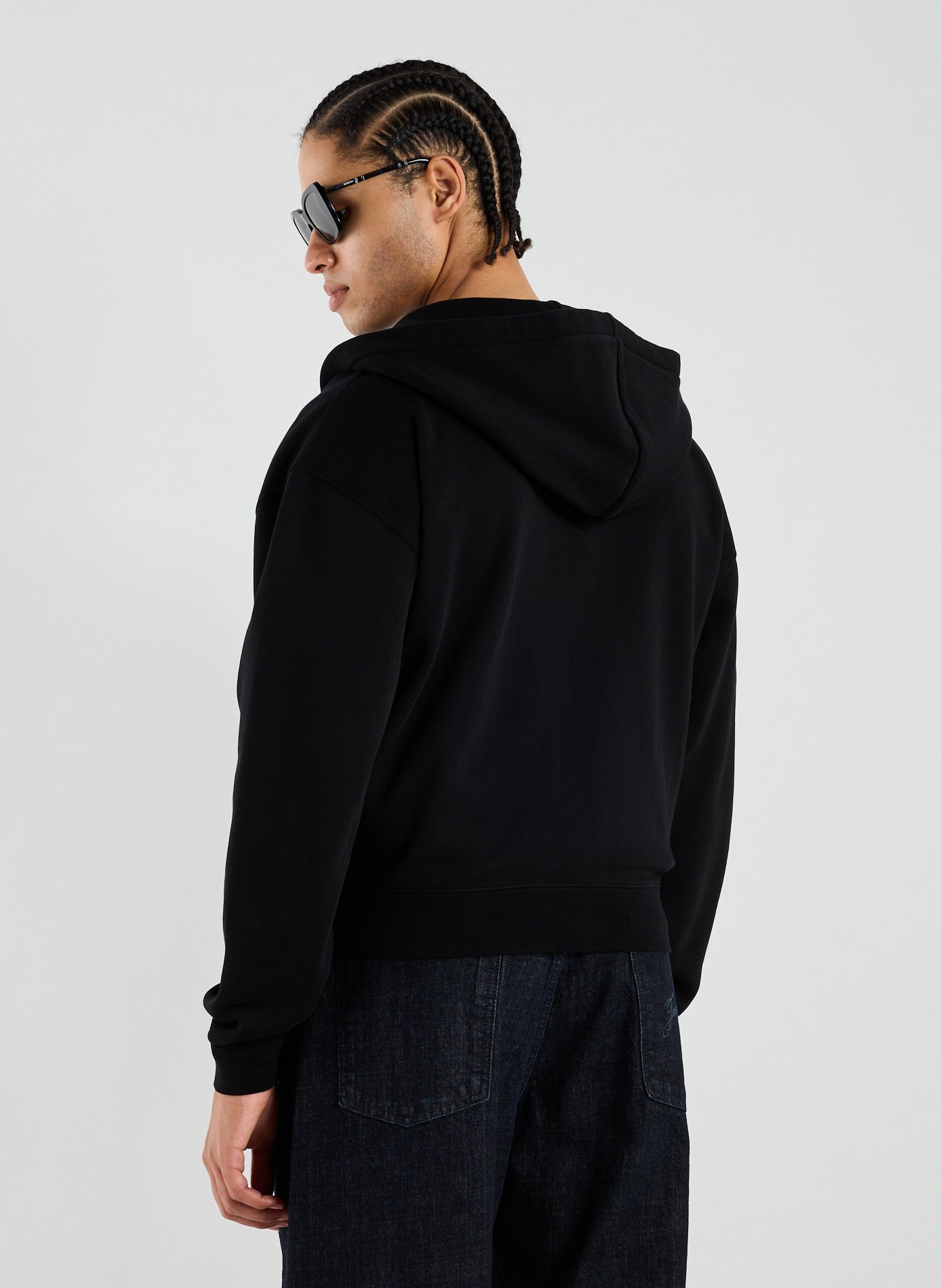 The hoodie Zip gros grain JACQUEMUS Black