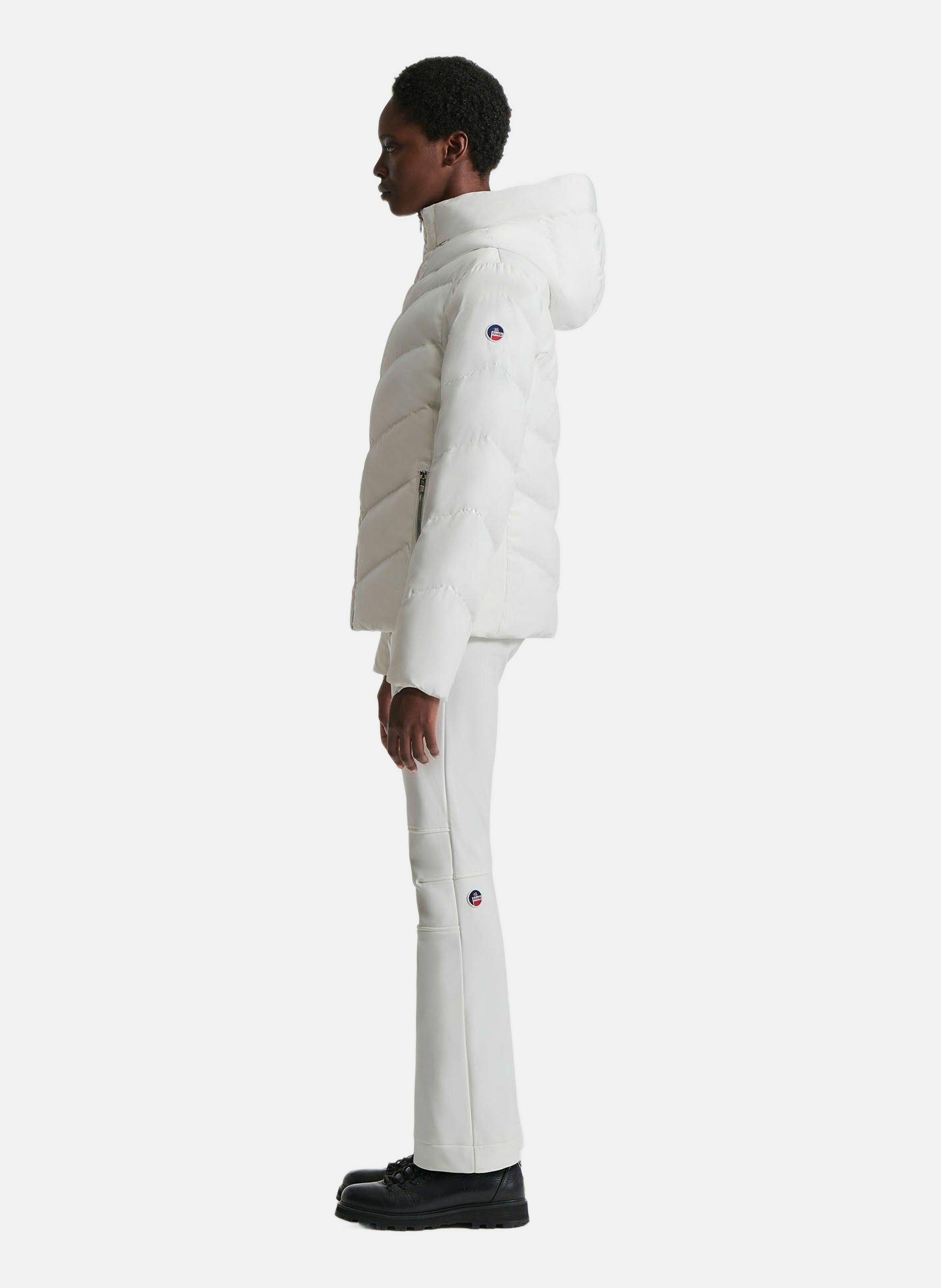 Veste de ski delphine col montant coupe ajustée FUSALP Blanc