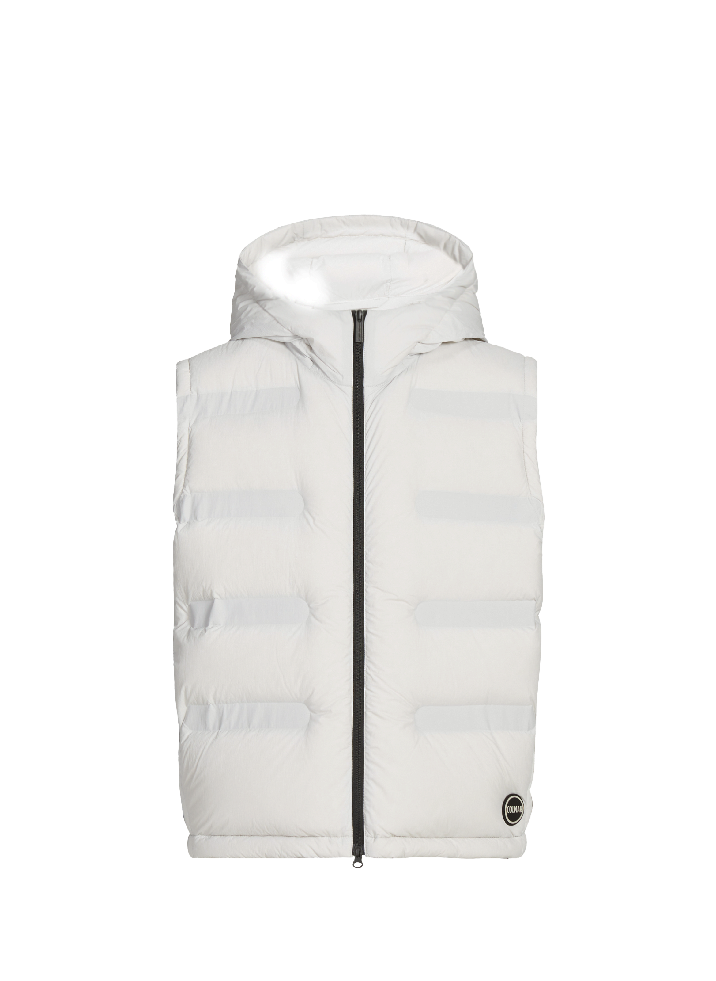 Quilted hooded sleeveless puffer jacket COLMAR Grey