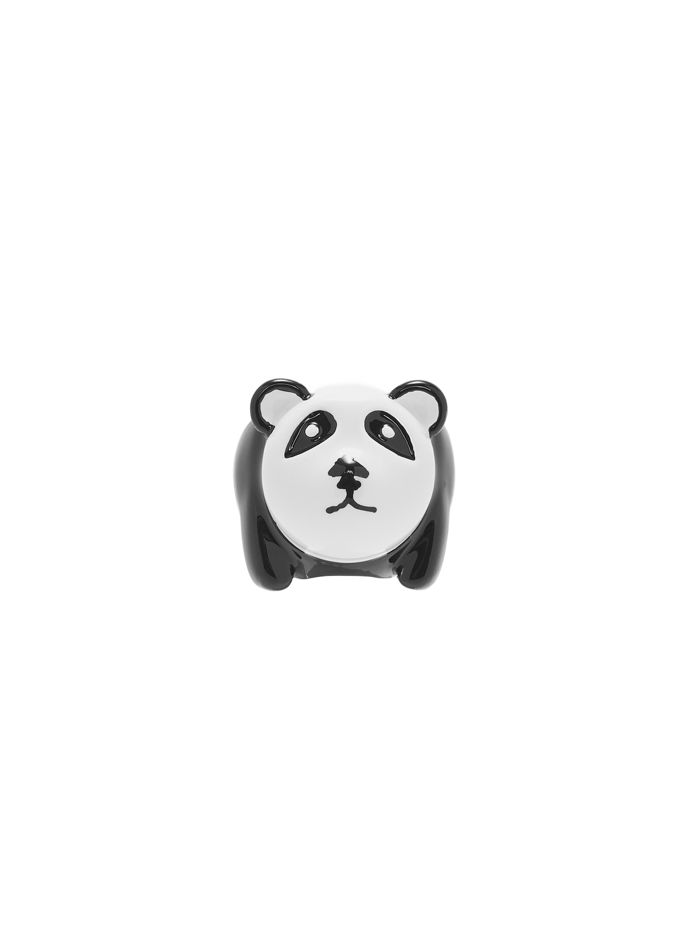 LOEWE Giant panda charm Black