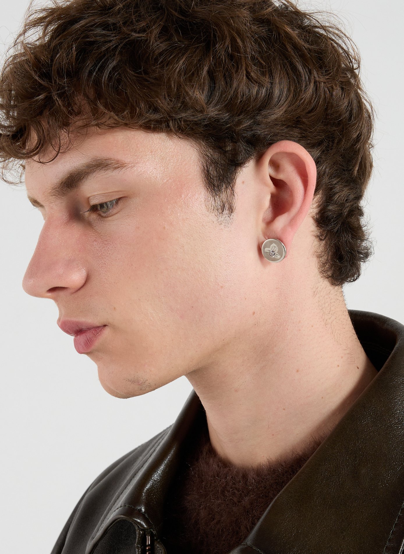 Boucle d'oreille Lewis VIVIENNE WESTWOOD Argent