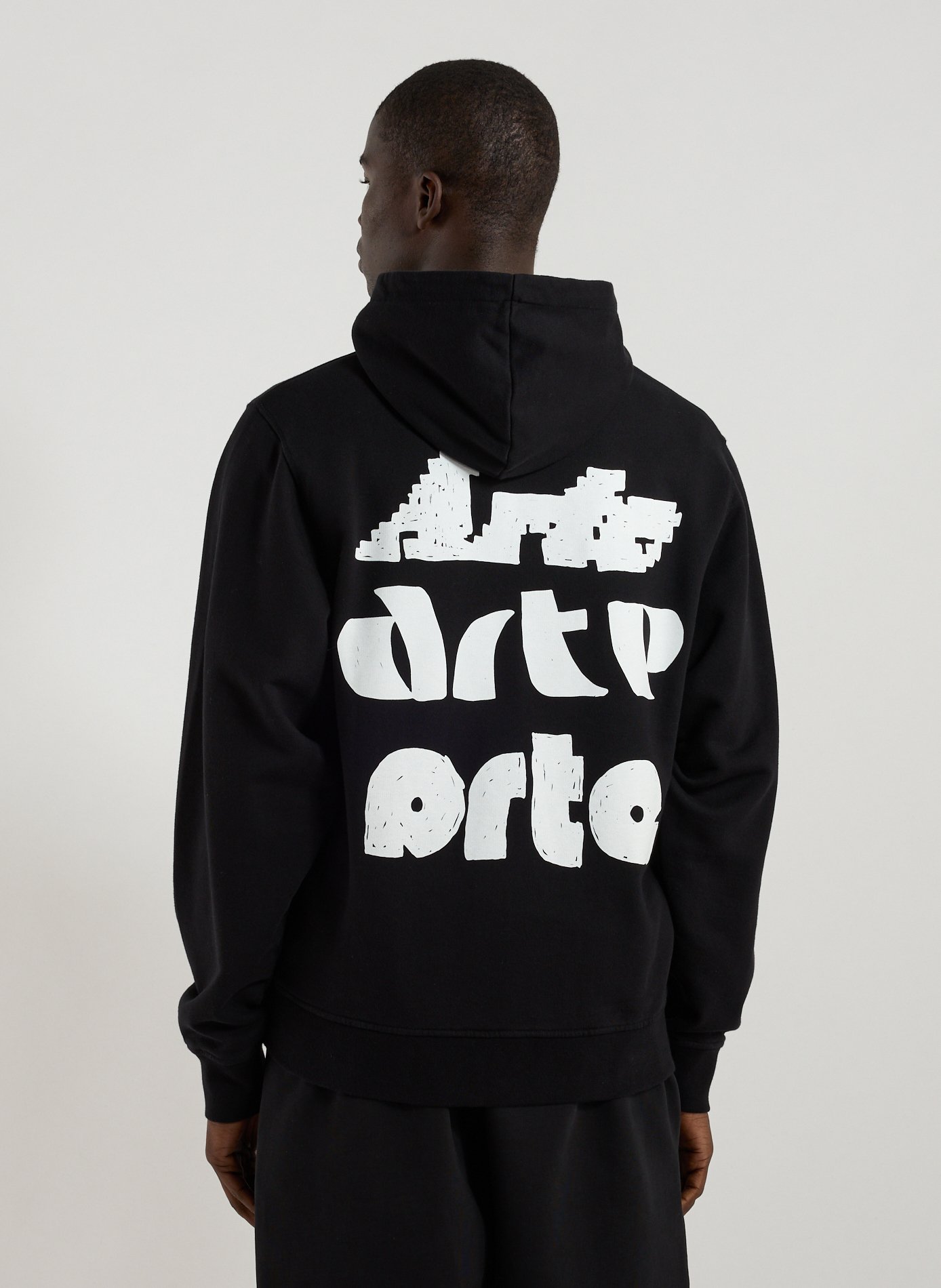 Sweat à capuche en coton ARTE ANTWERP Noir