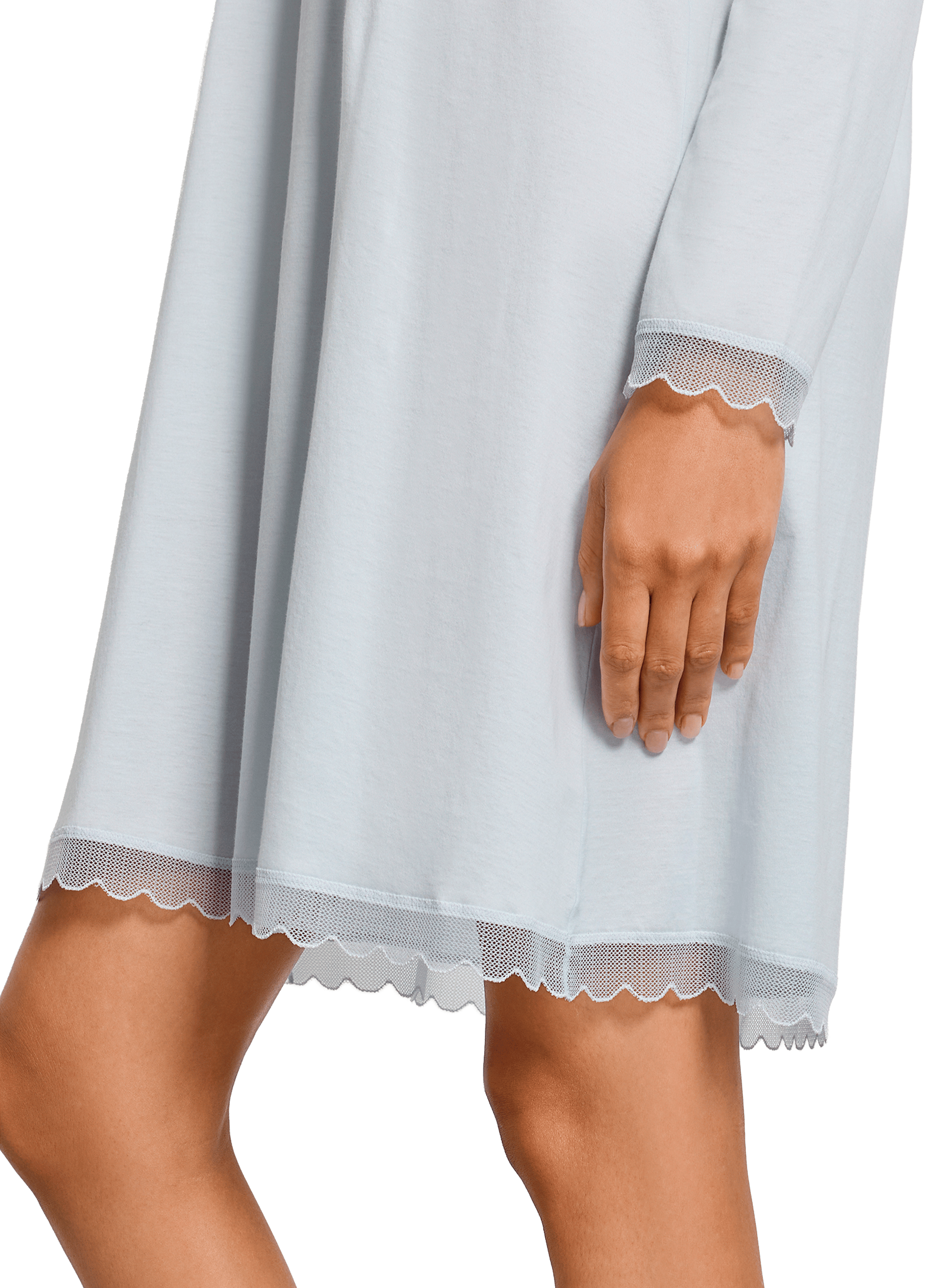 Chemise de nuit Inaya en coton HANRO Bleu