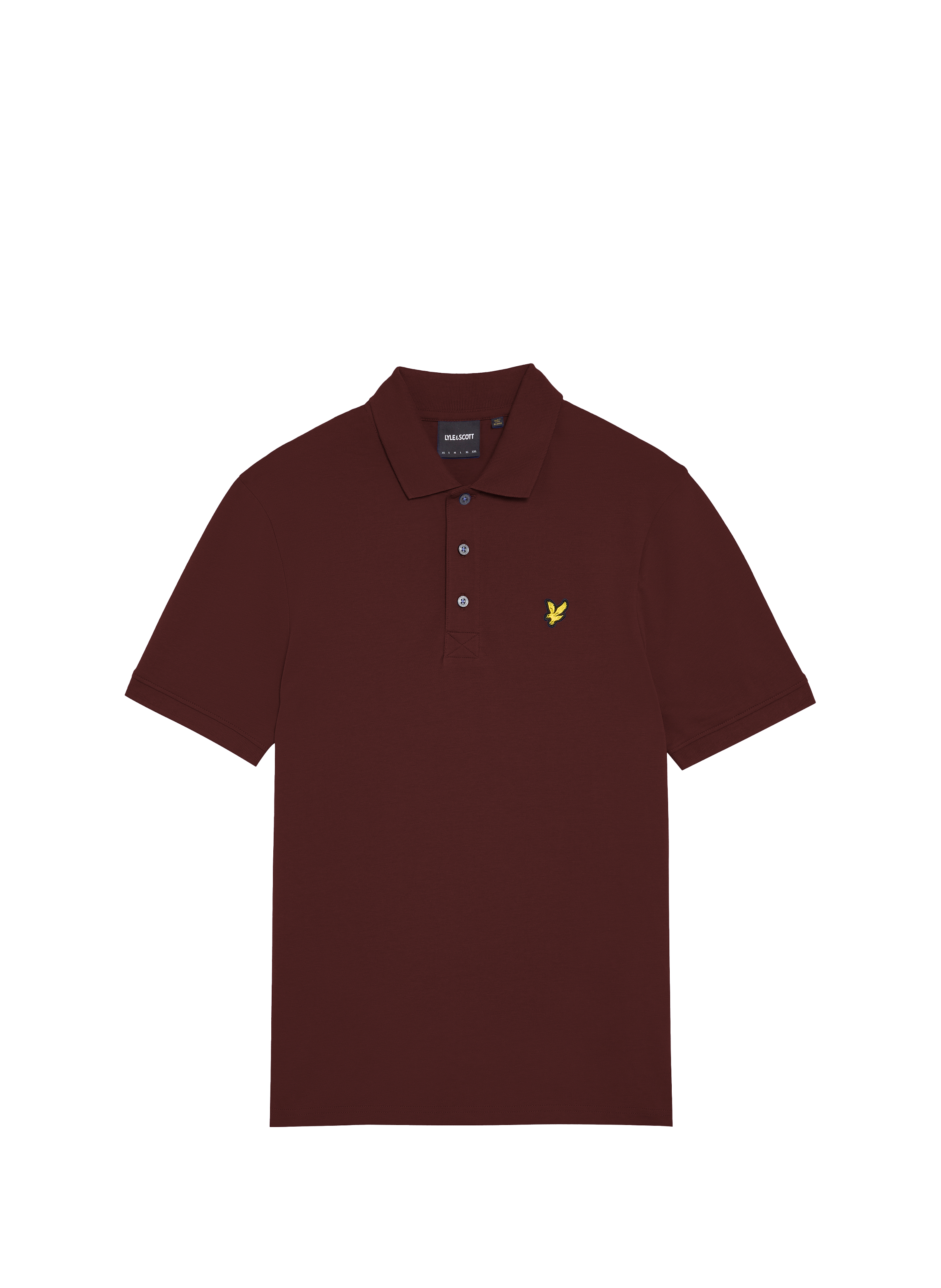 Polo à manches courtes en coton mélangé LYLE & SCOTT Marron