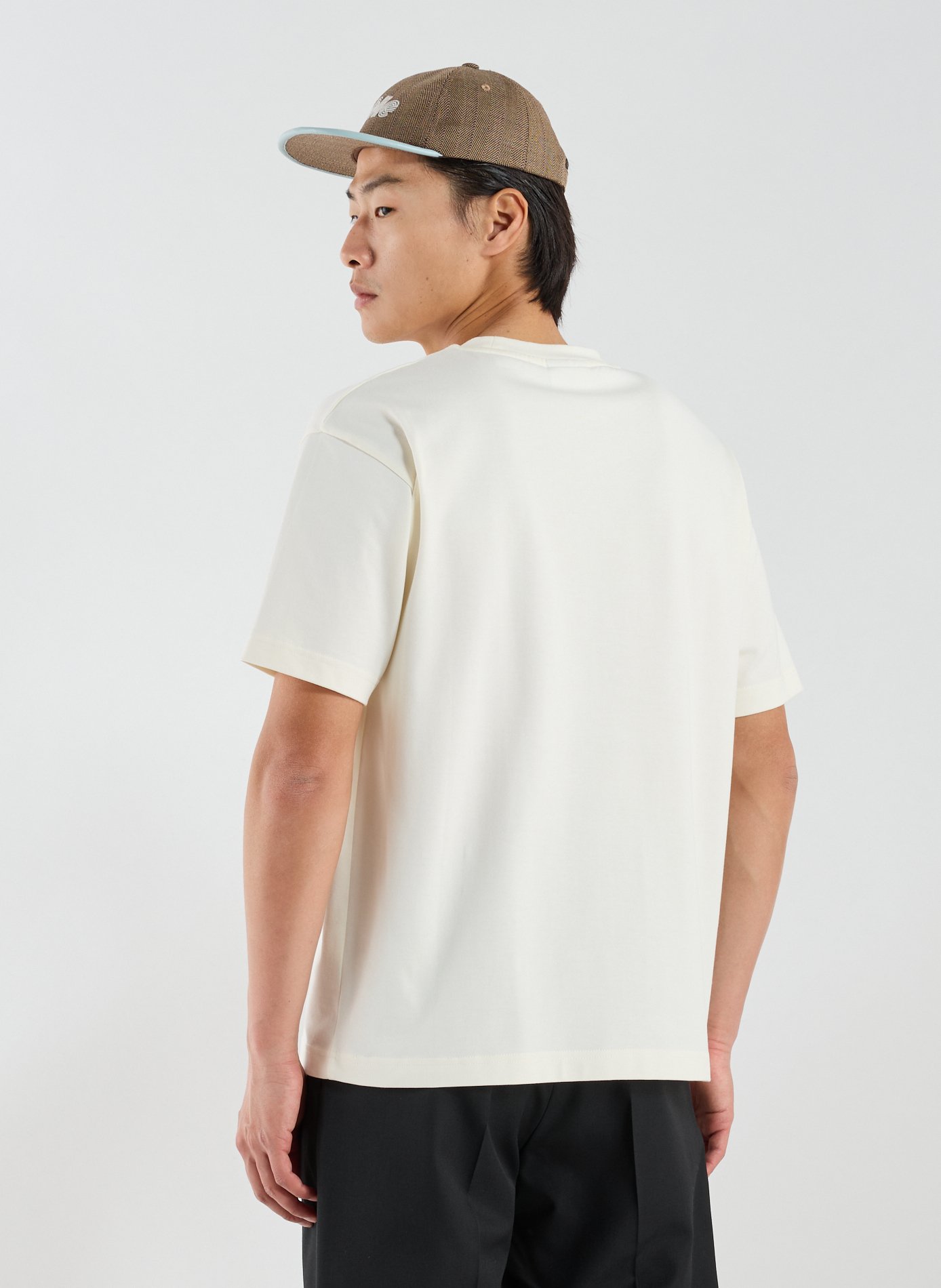 T-Shirt ample sérigraphié en coton DROLE DE MONSIEUR Beige