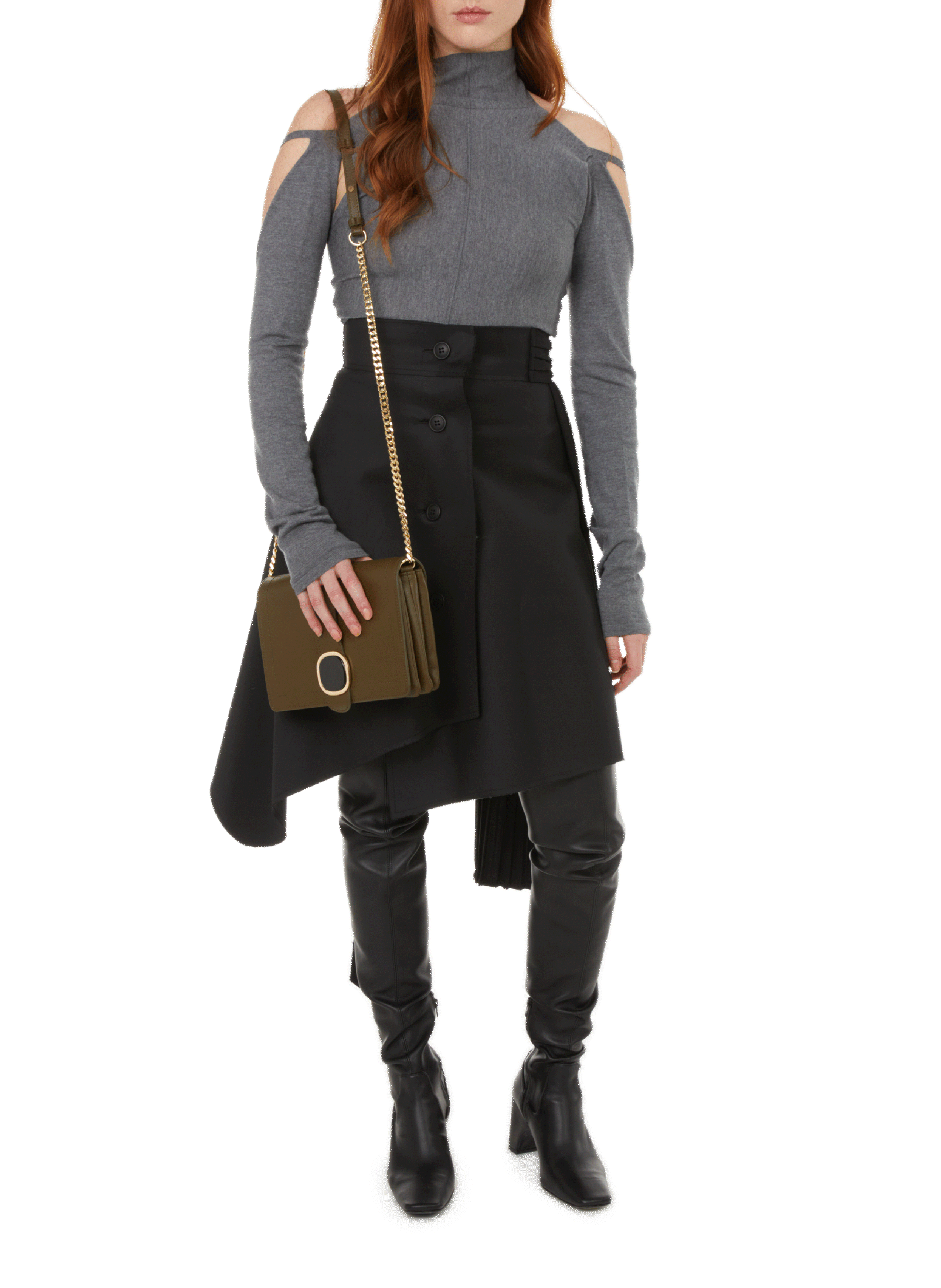 Cashmere top KHAITE Grey