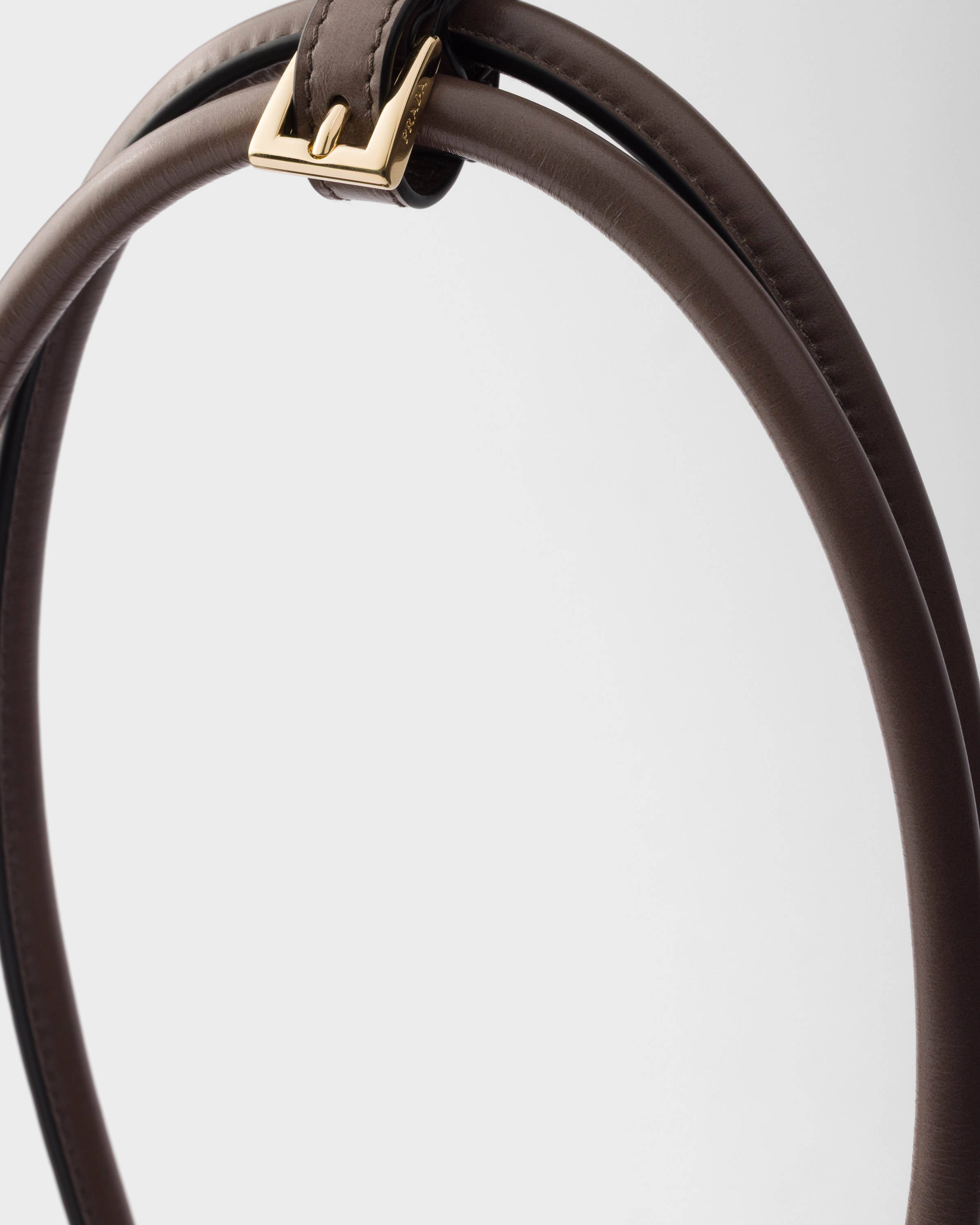 Sac à main prada bonnie en cuir PRADA Gris