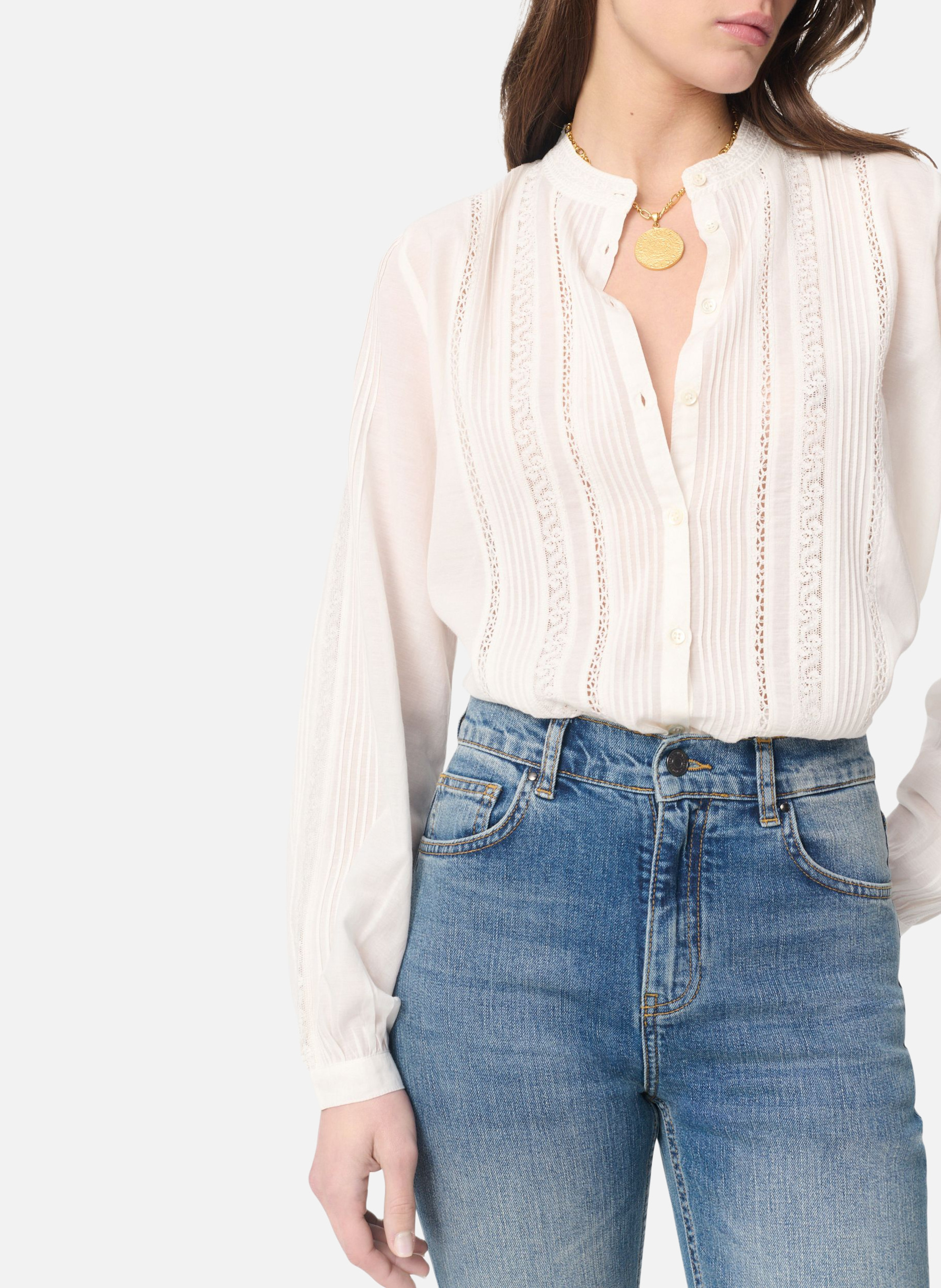 Chemise gipsy VANESSA BRUNO Blanc