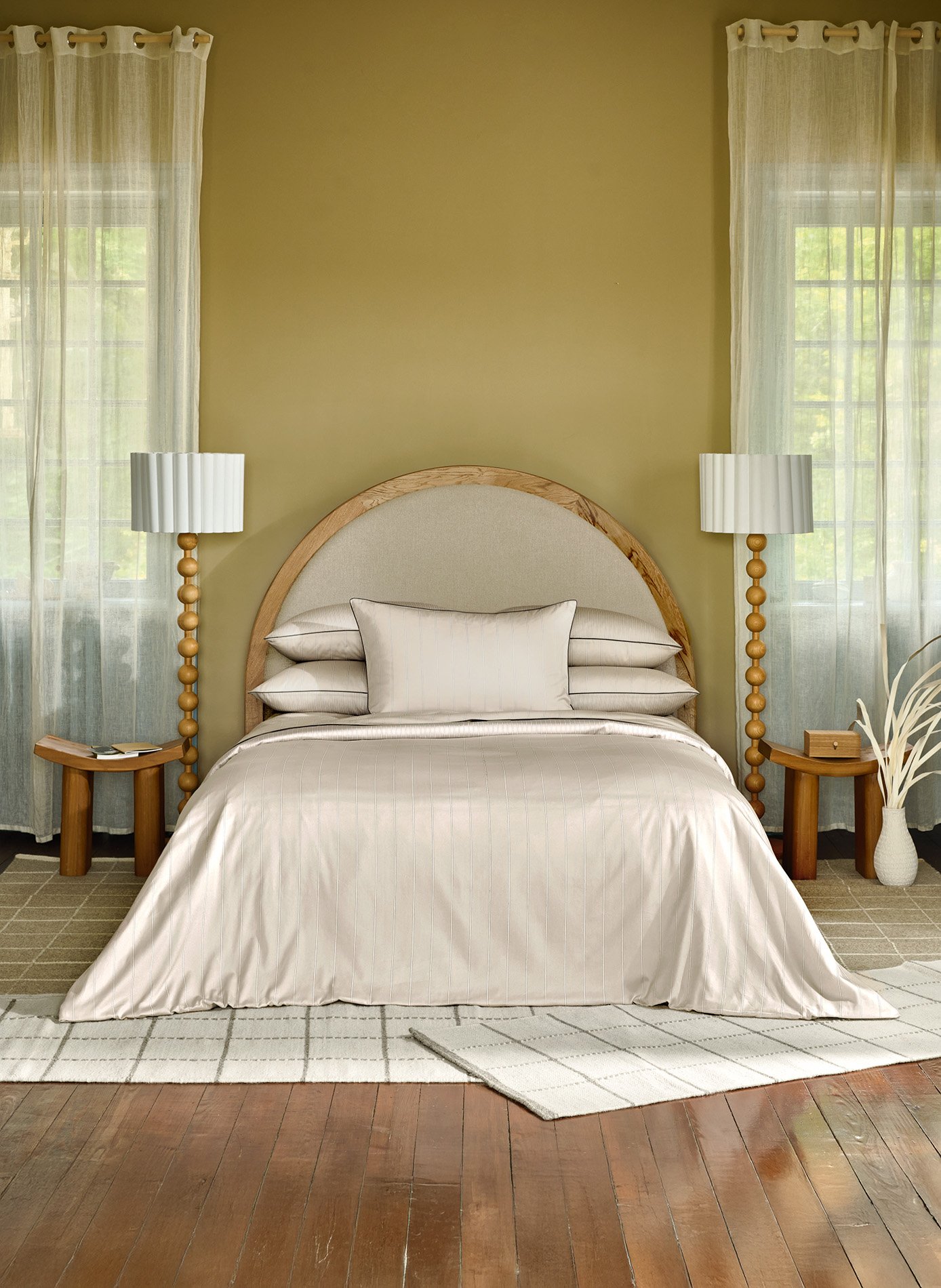 Taie d'oreiller journey ANNE DE SOLENE Beige