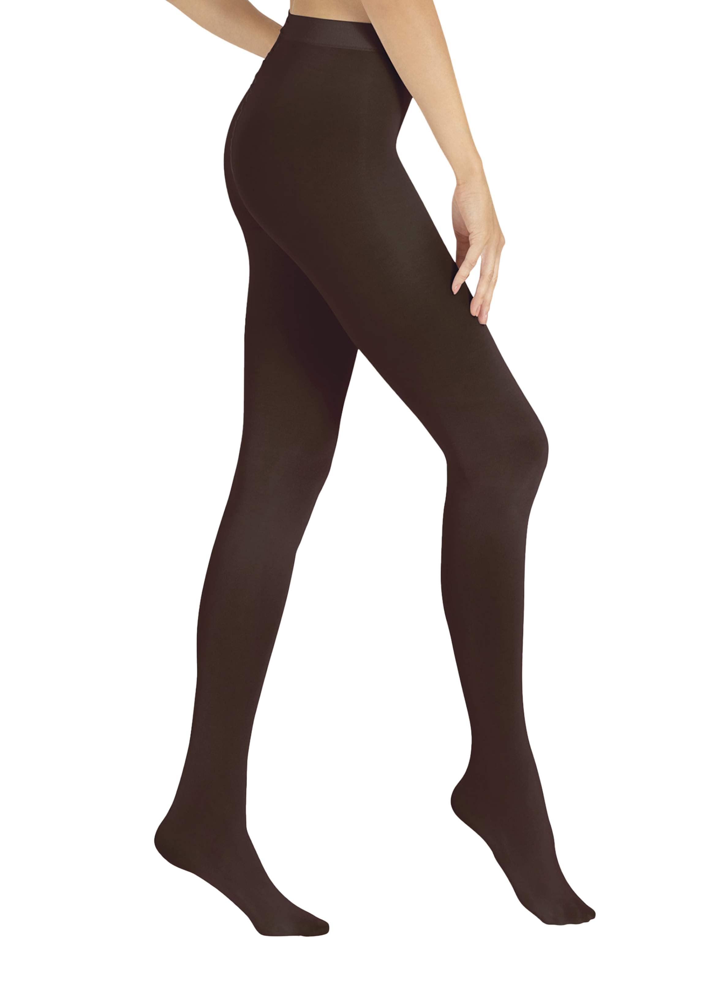 Satin opaque tights 50D ALL COLORS Chocolat