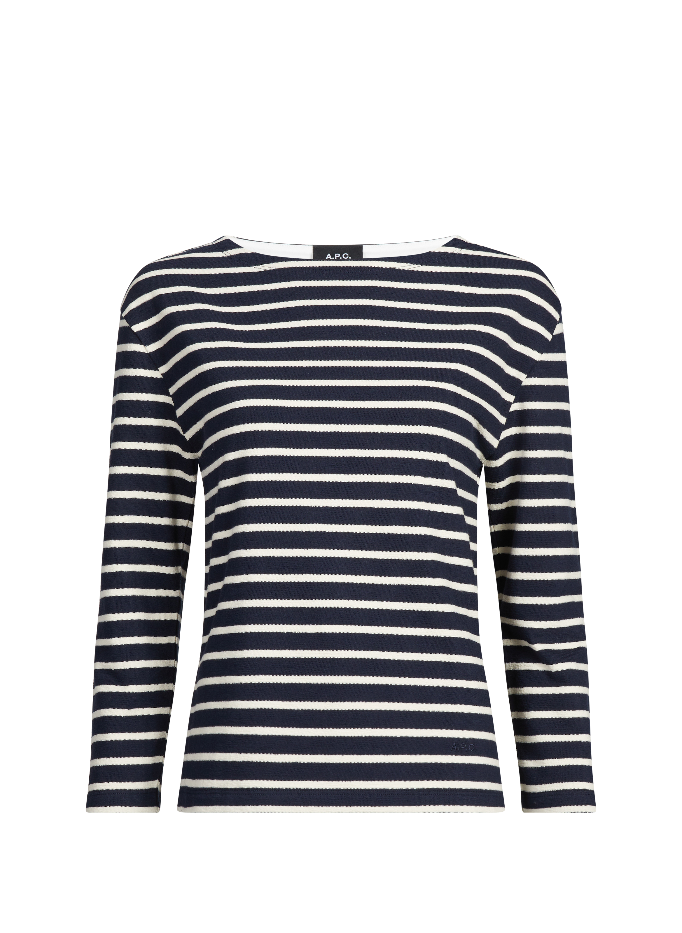 Long-sleeved striped cotton top A.P.C. Multicolour