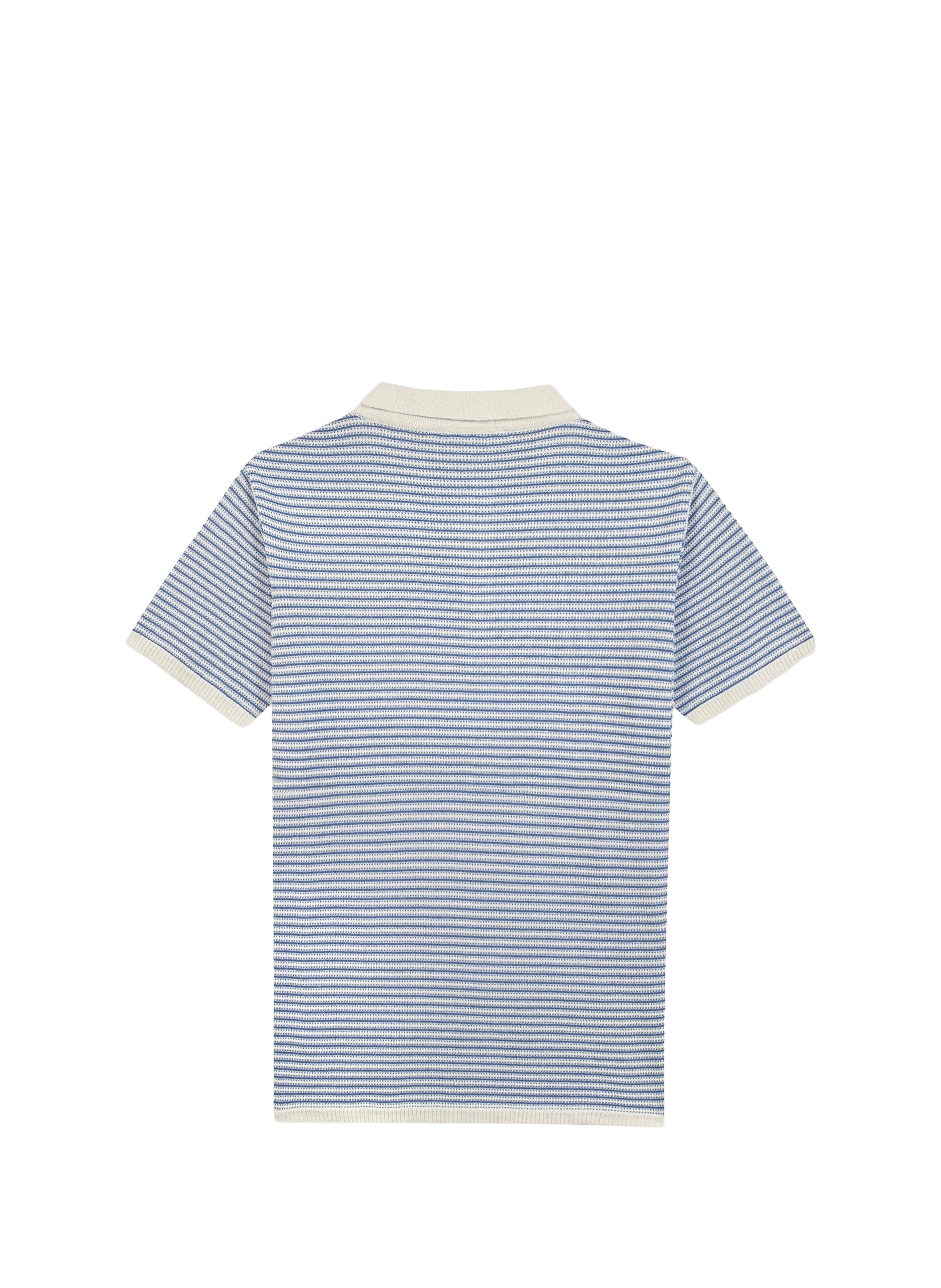 Le Polo Chapu en coton tricoté MAISON LABICHE Bleu