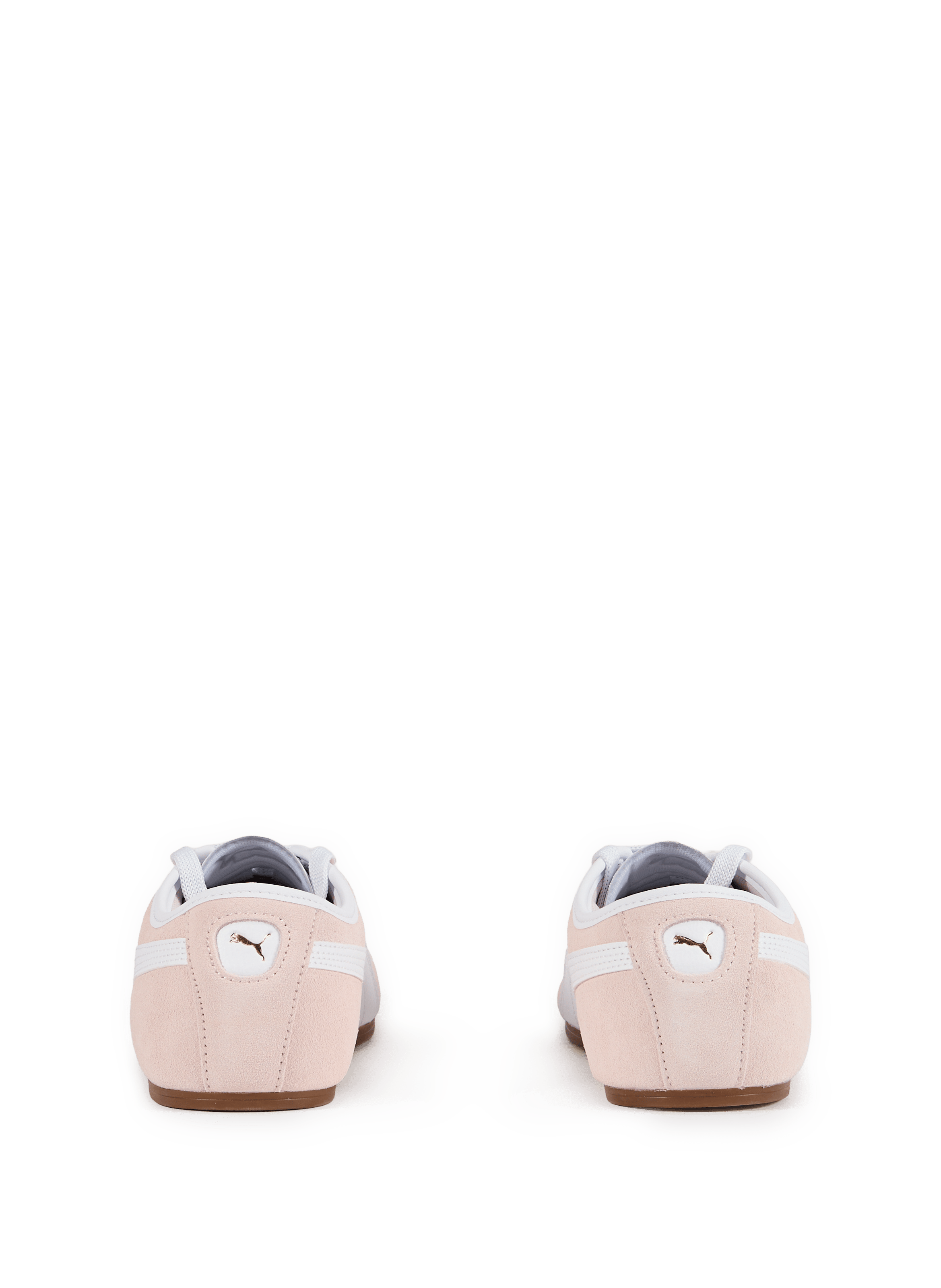 Suede and Mixed Leather Tackle Sneakers PUMA Pink