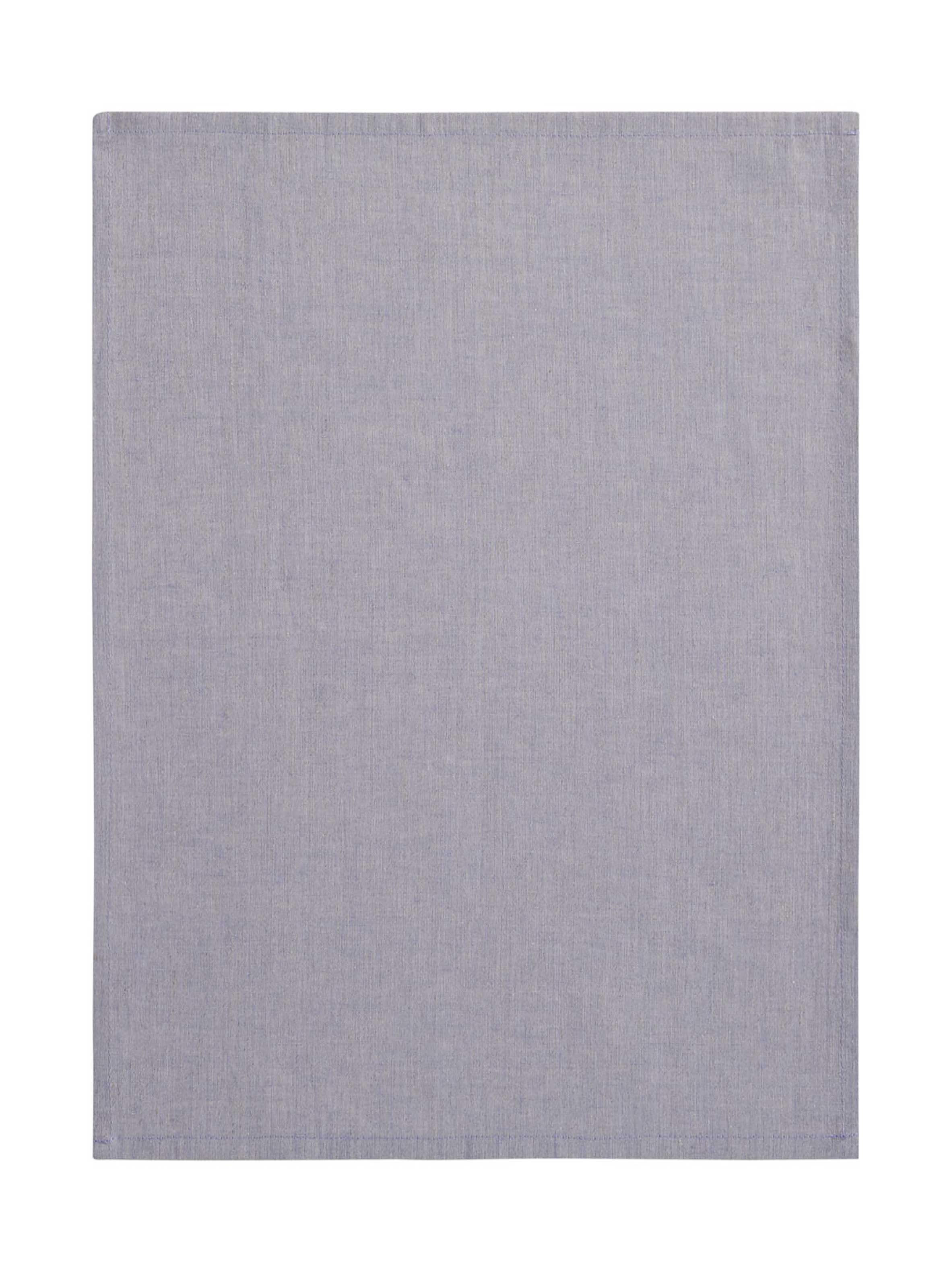 Serviette unie en lin, chambray ALEXANDRE TURPAULT Violet